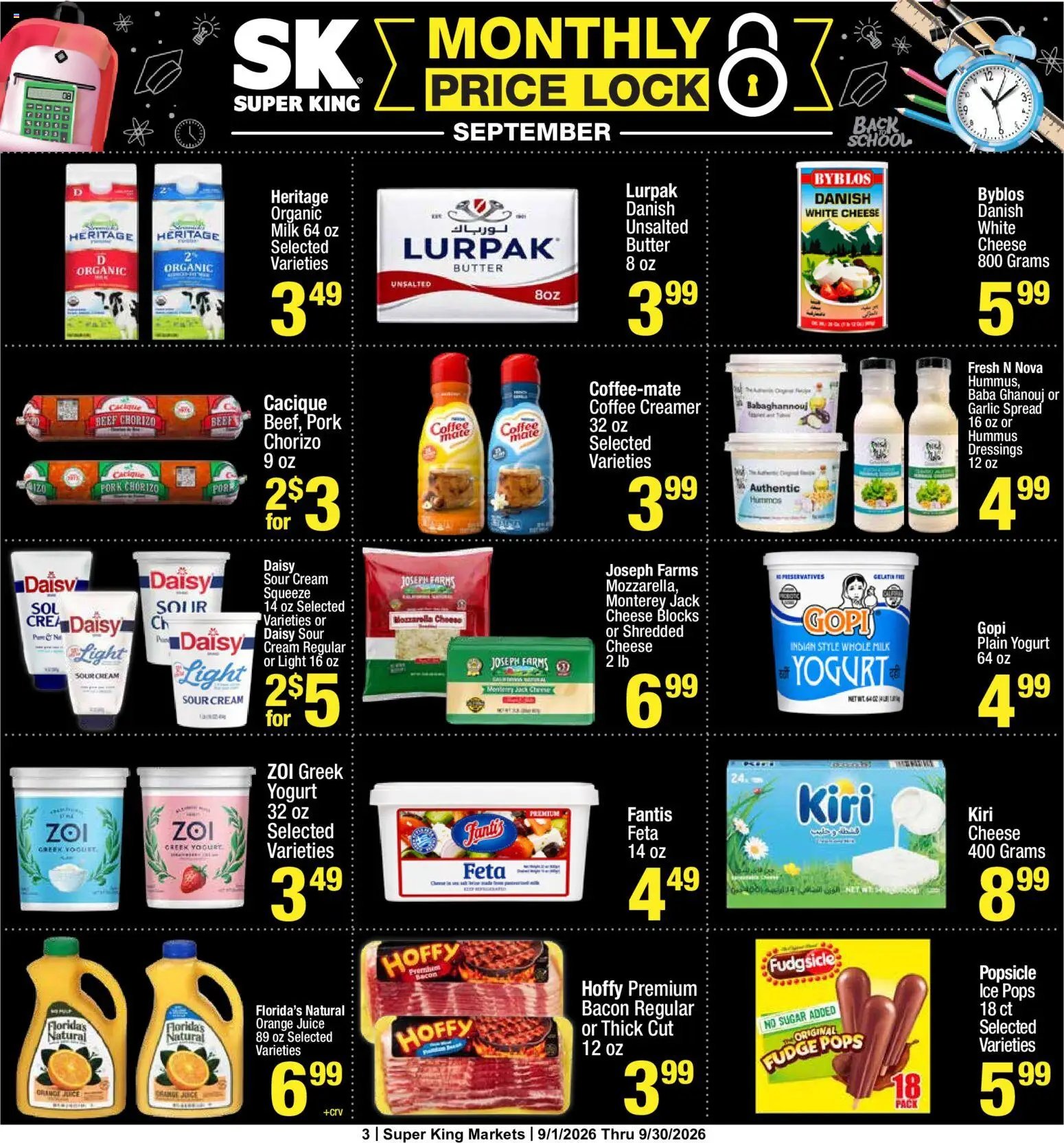 Super King Monthly Ad