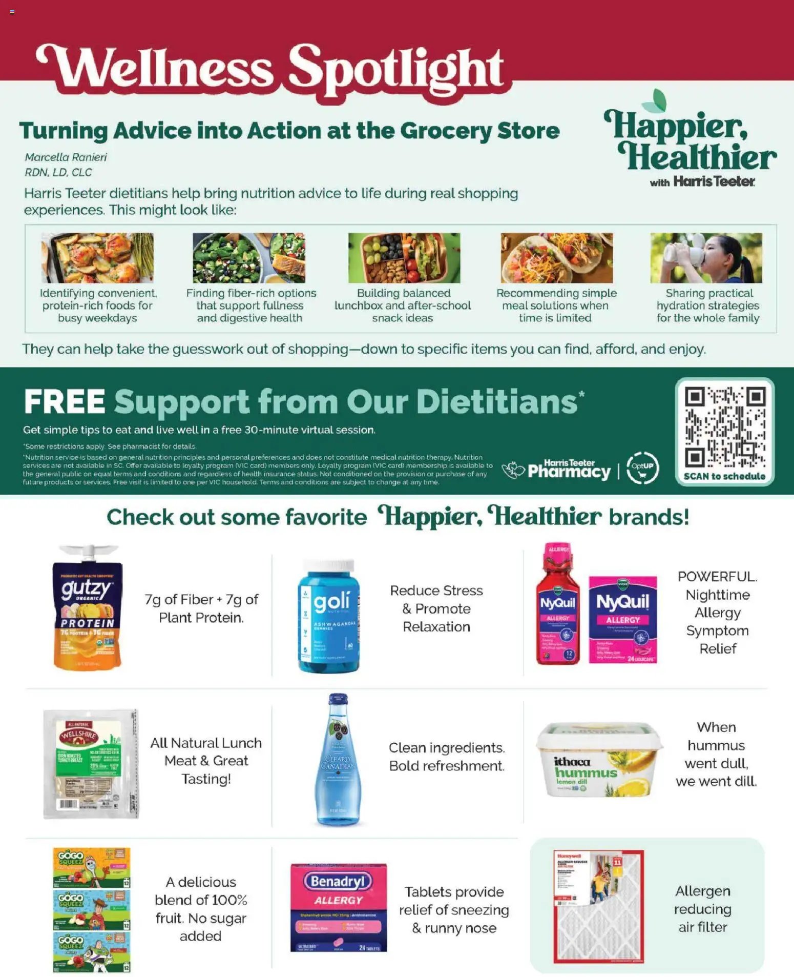 Harris Teeter Monthly Ad