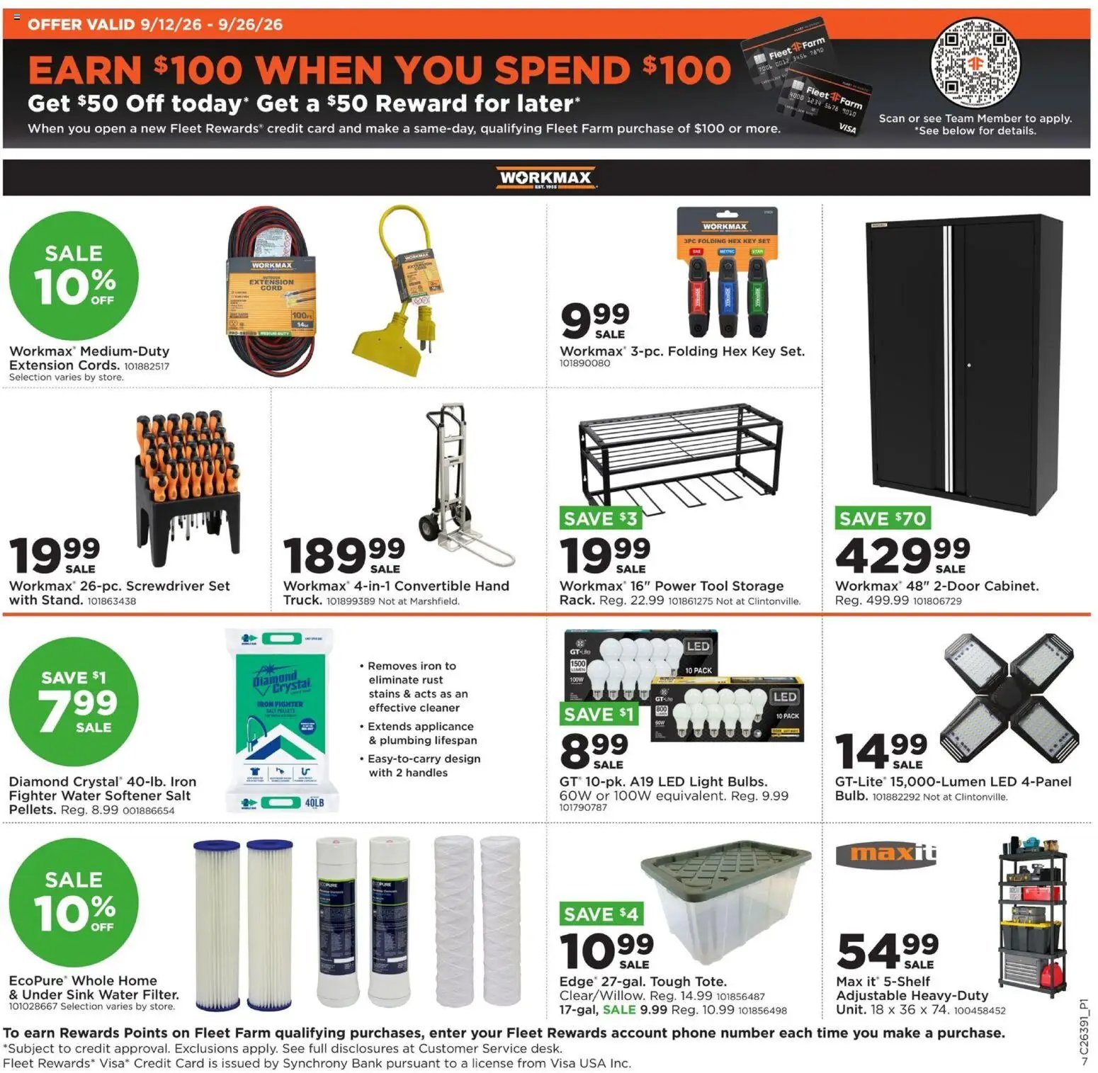 Mills Fleet Farm Weekly Ad