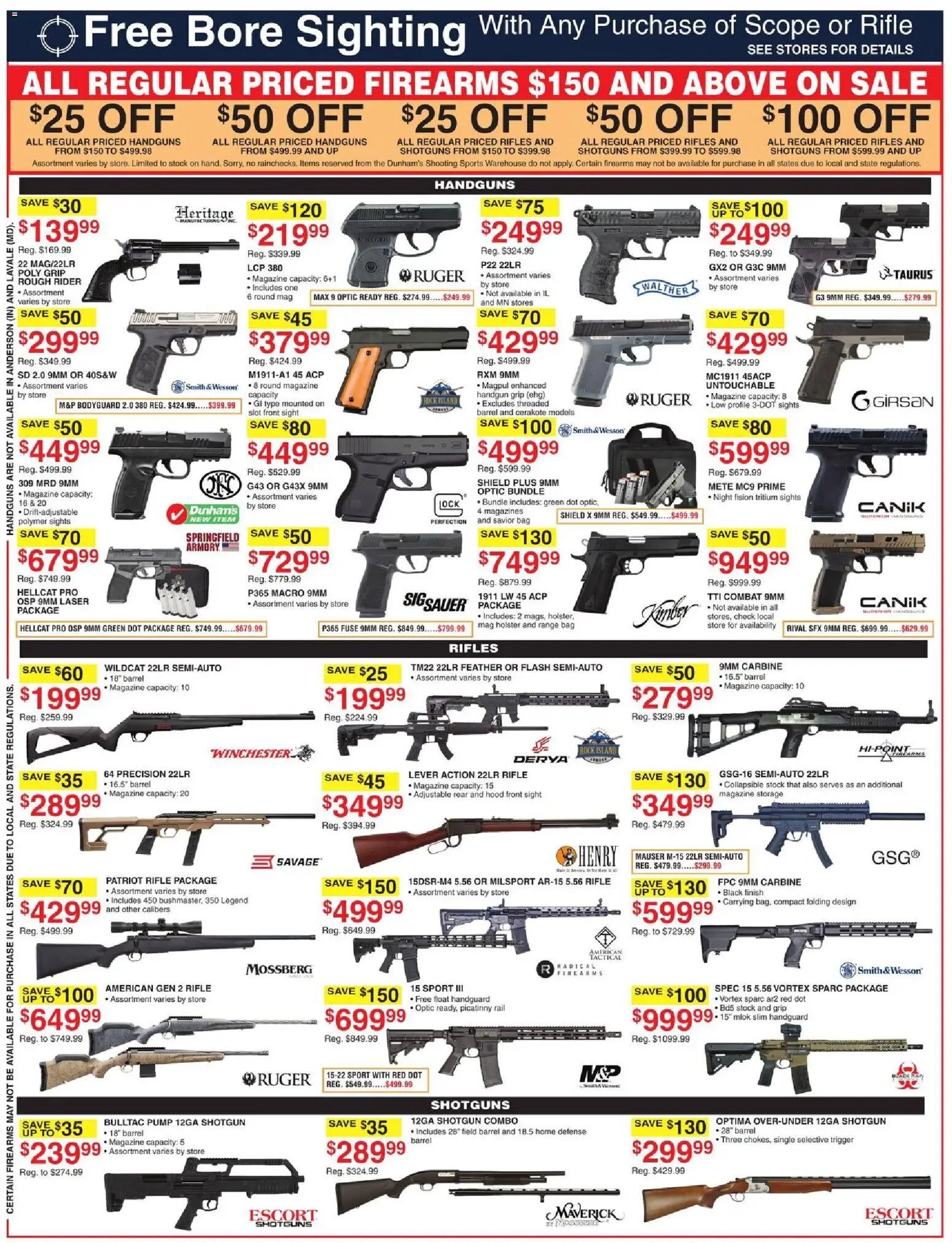 Dunham's Sports Weekly Ad