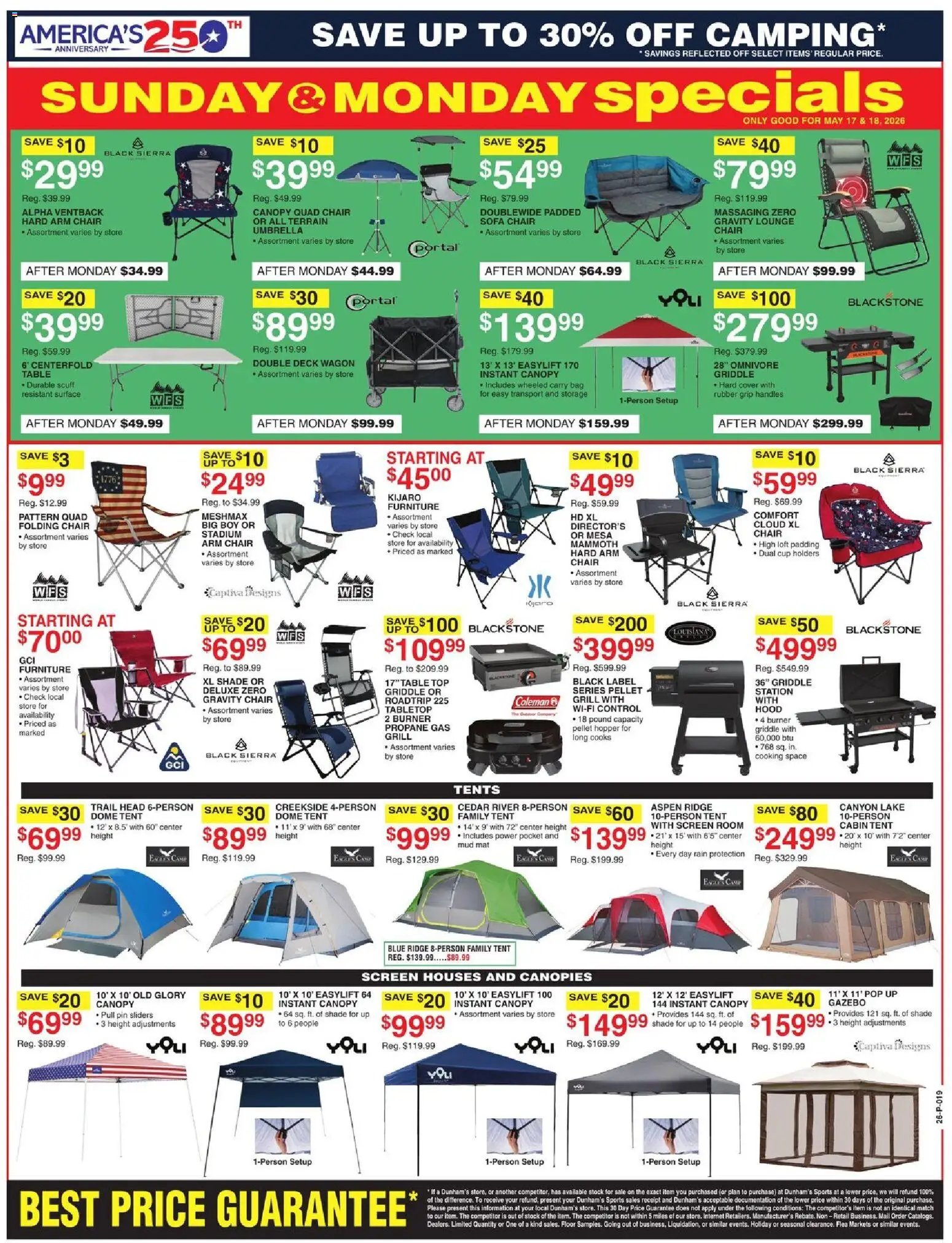 Dunham's Sports Weekly Ad