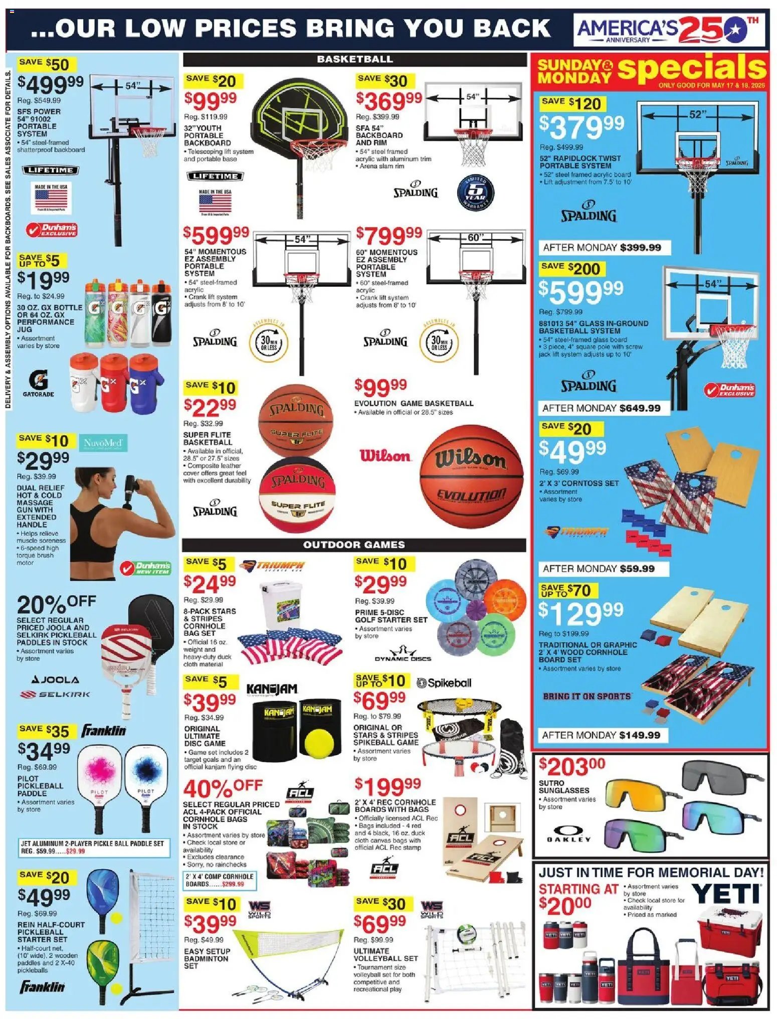 Dunham's Sports Weekly Ad