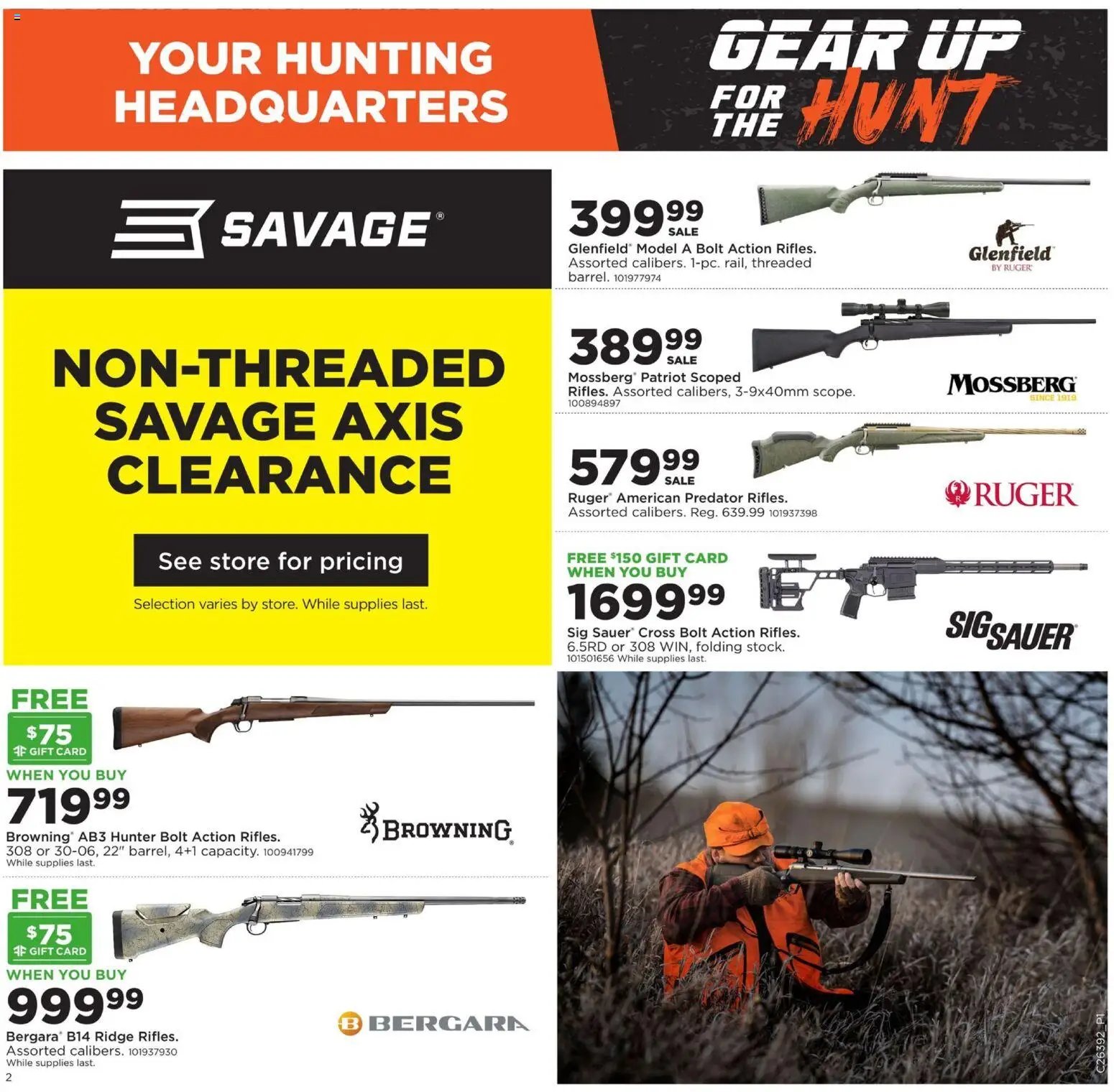 Mills Fleet Farm Gear Up Hunt
