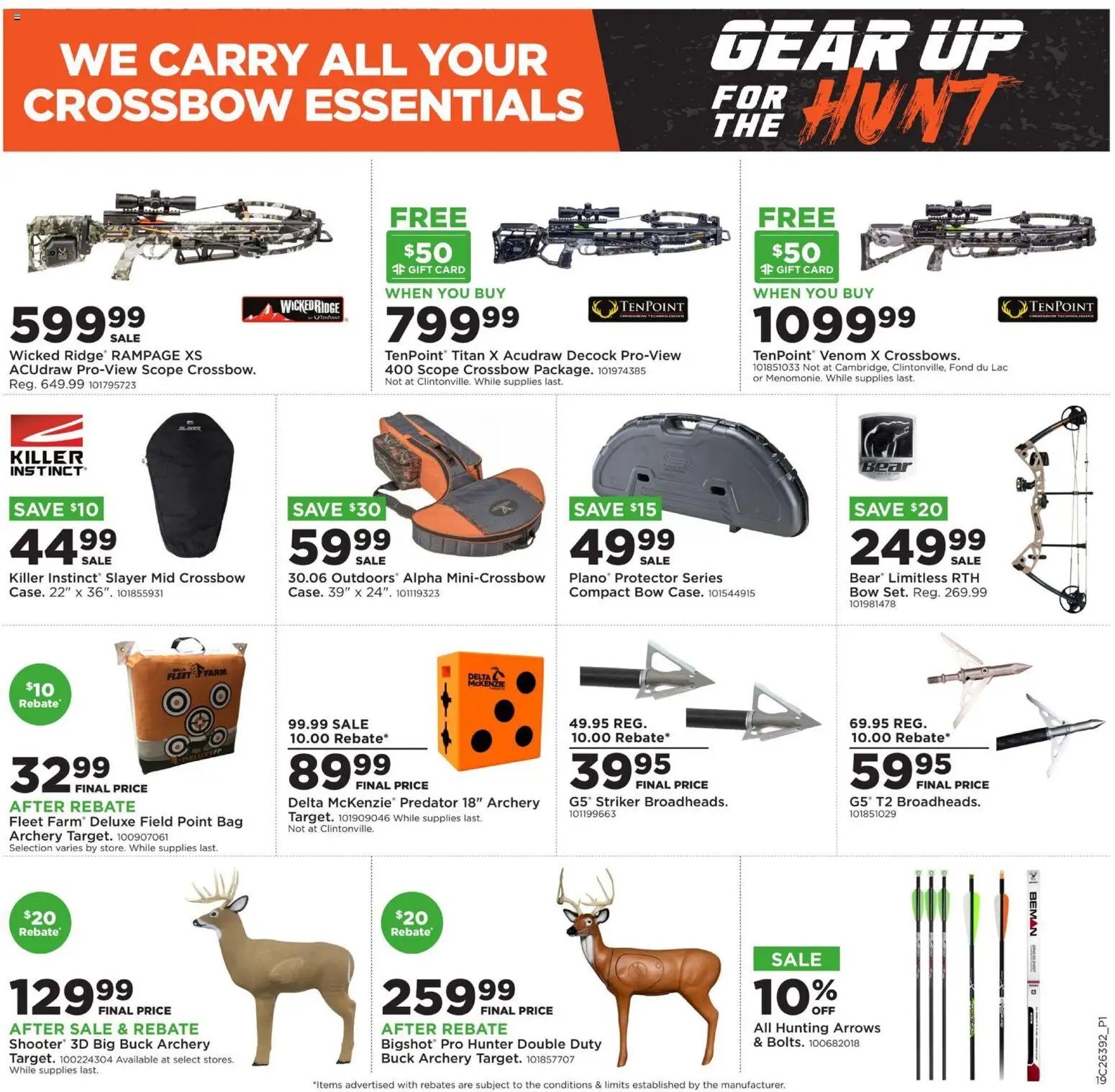 Mills Fleet Farm Gear Up Hunt