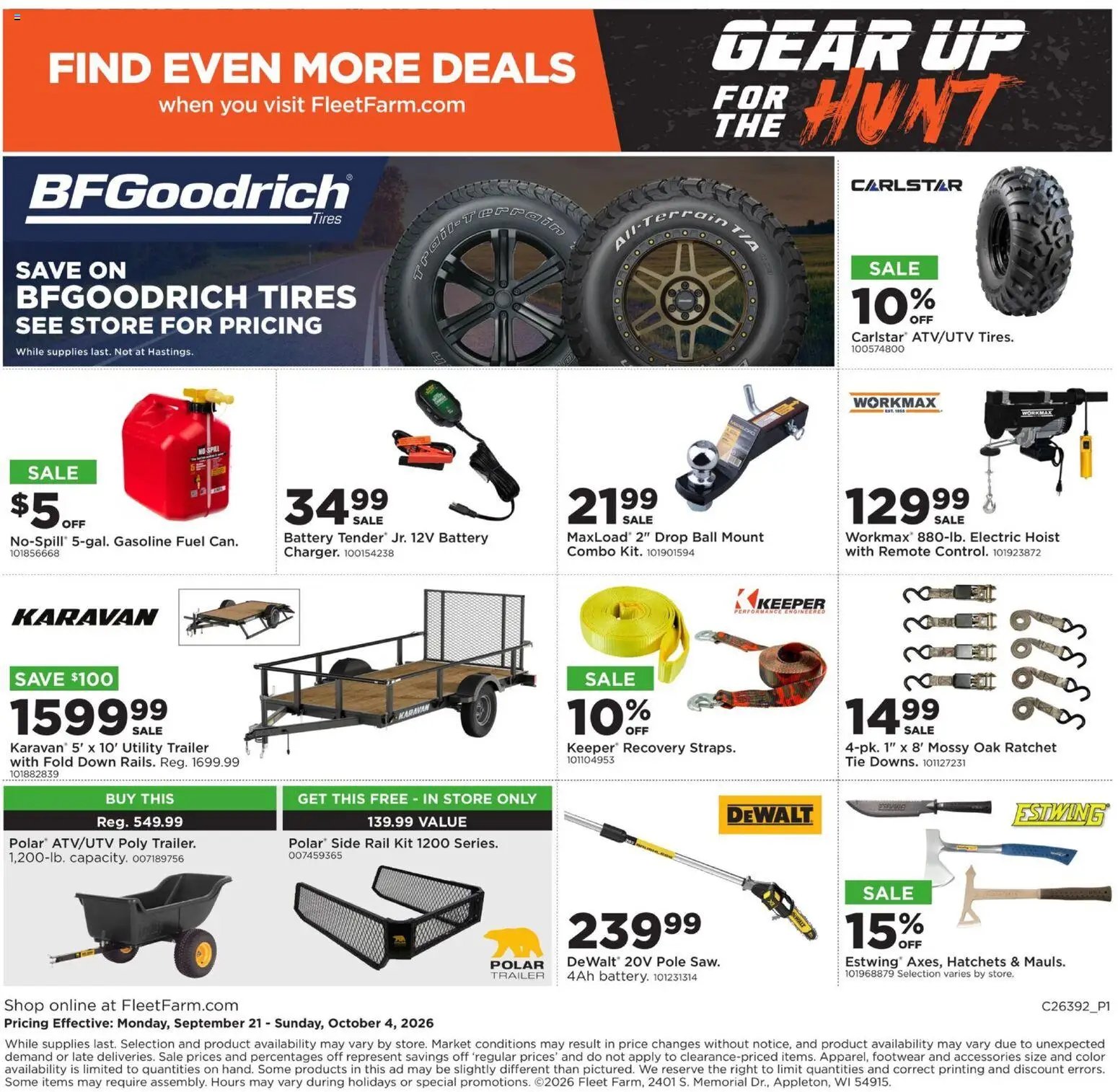 Mills Fleet Farm Gear Up Hunt