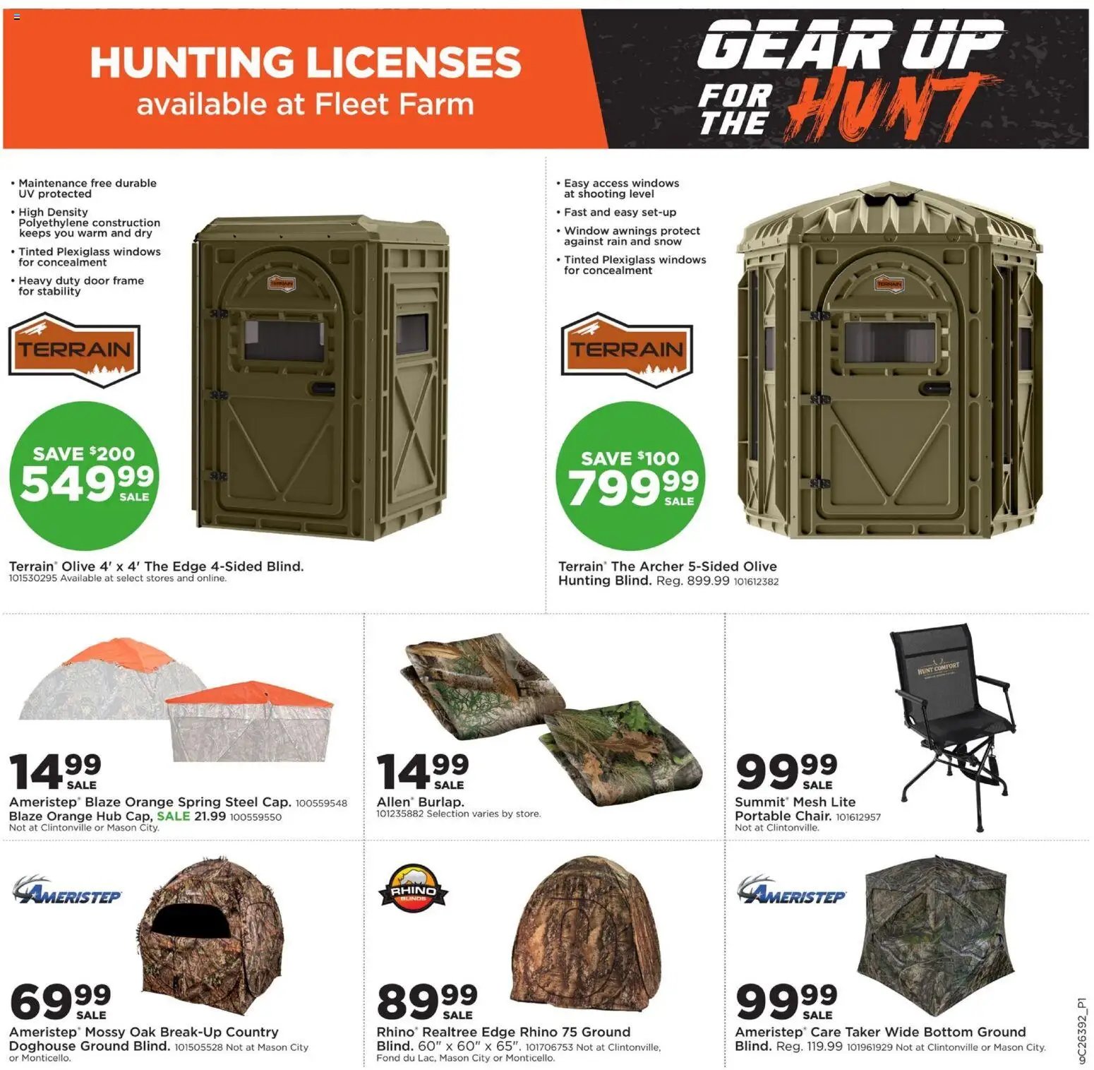 Mills Fleet Farm Gear Up Hunt