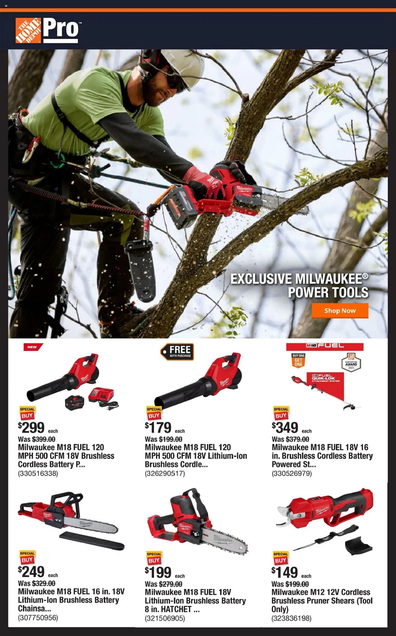 Home Depot Shop Pro Ad