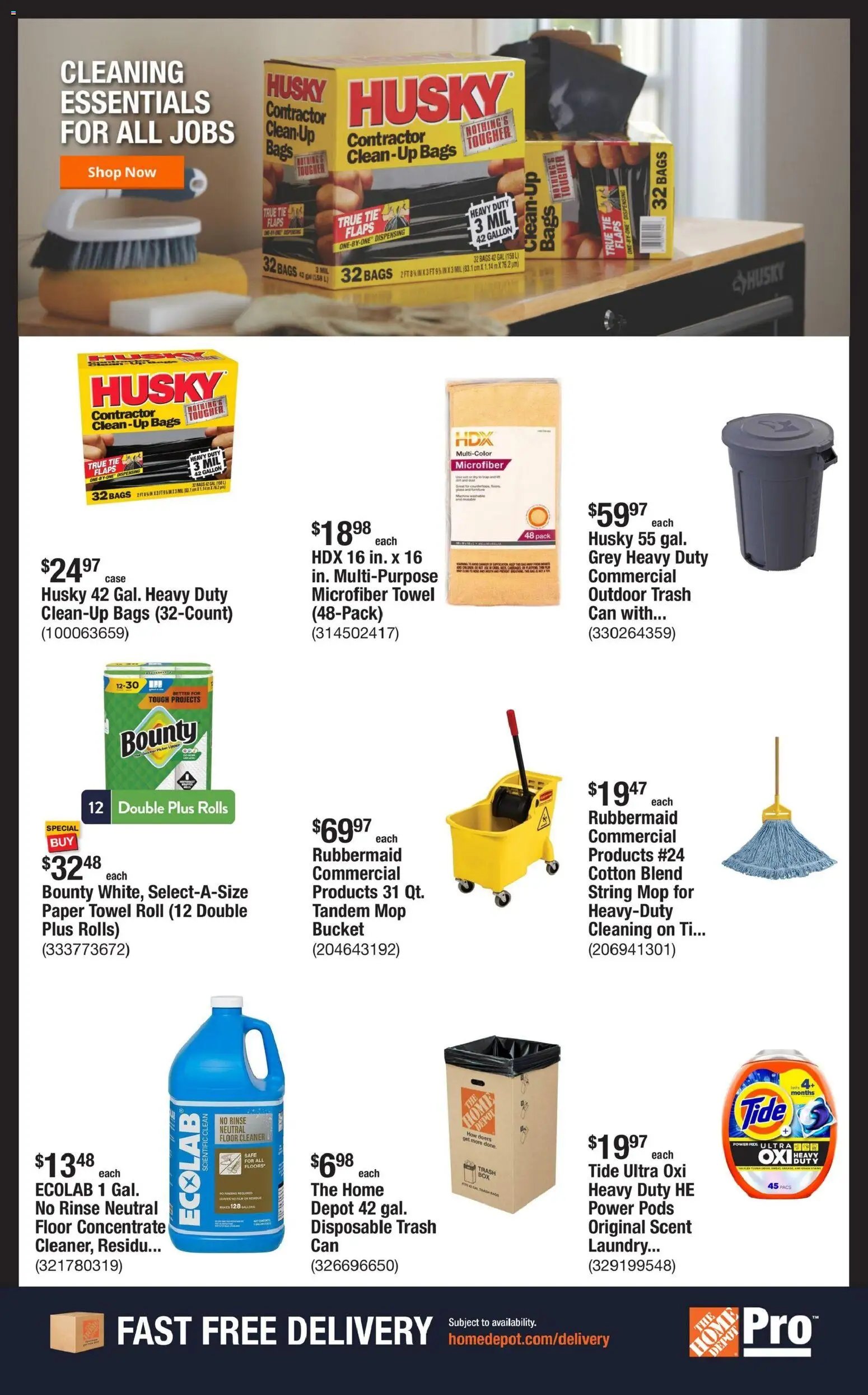 Home Depot Shop Pro Ad