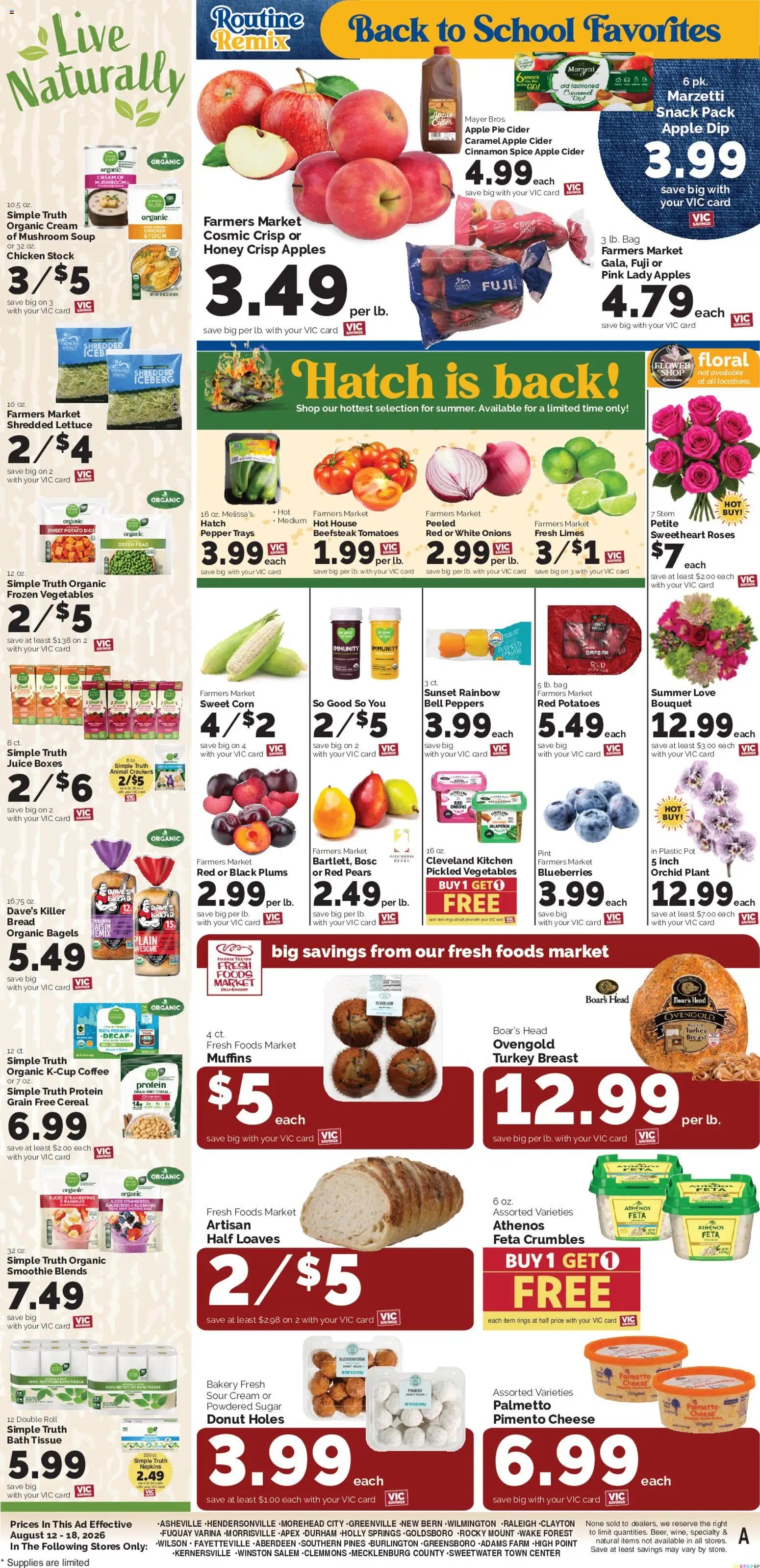Harris Teeter Weekly Ad - NC