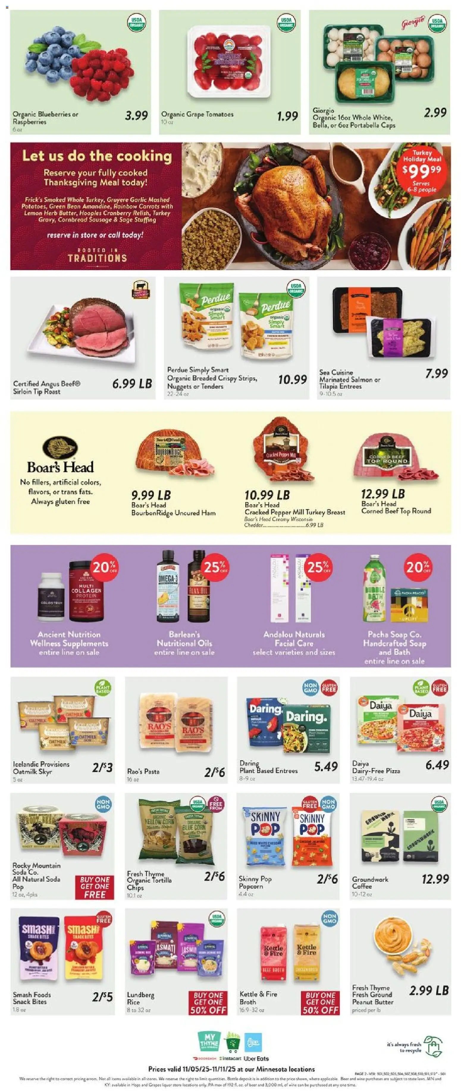 Fresh Thyme Weekly Ad - MN (2025-11-05 - 2025-11-11) | 5