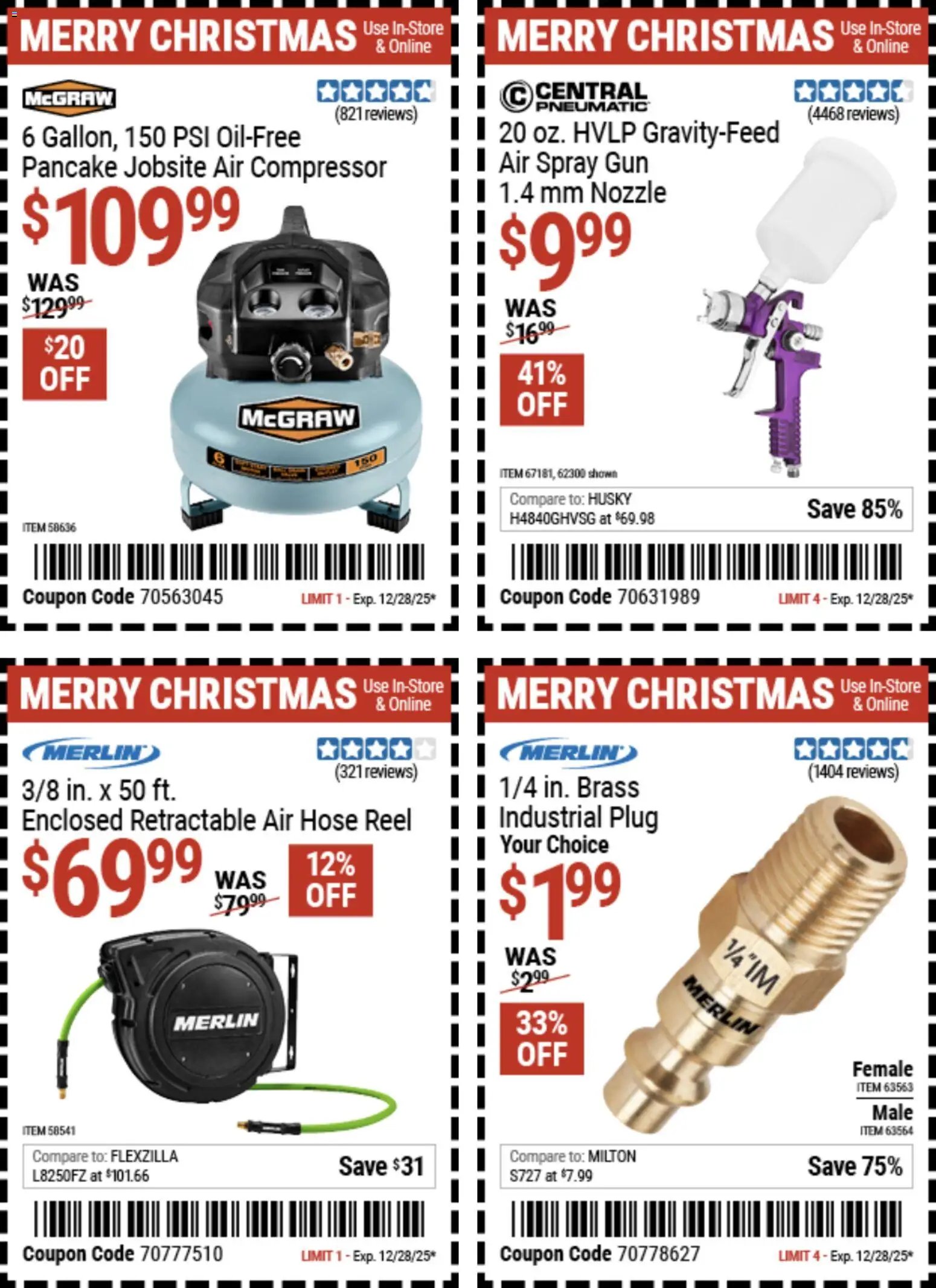 Harbor Freight Christmas Coupon Deals