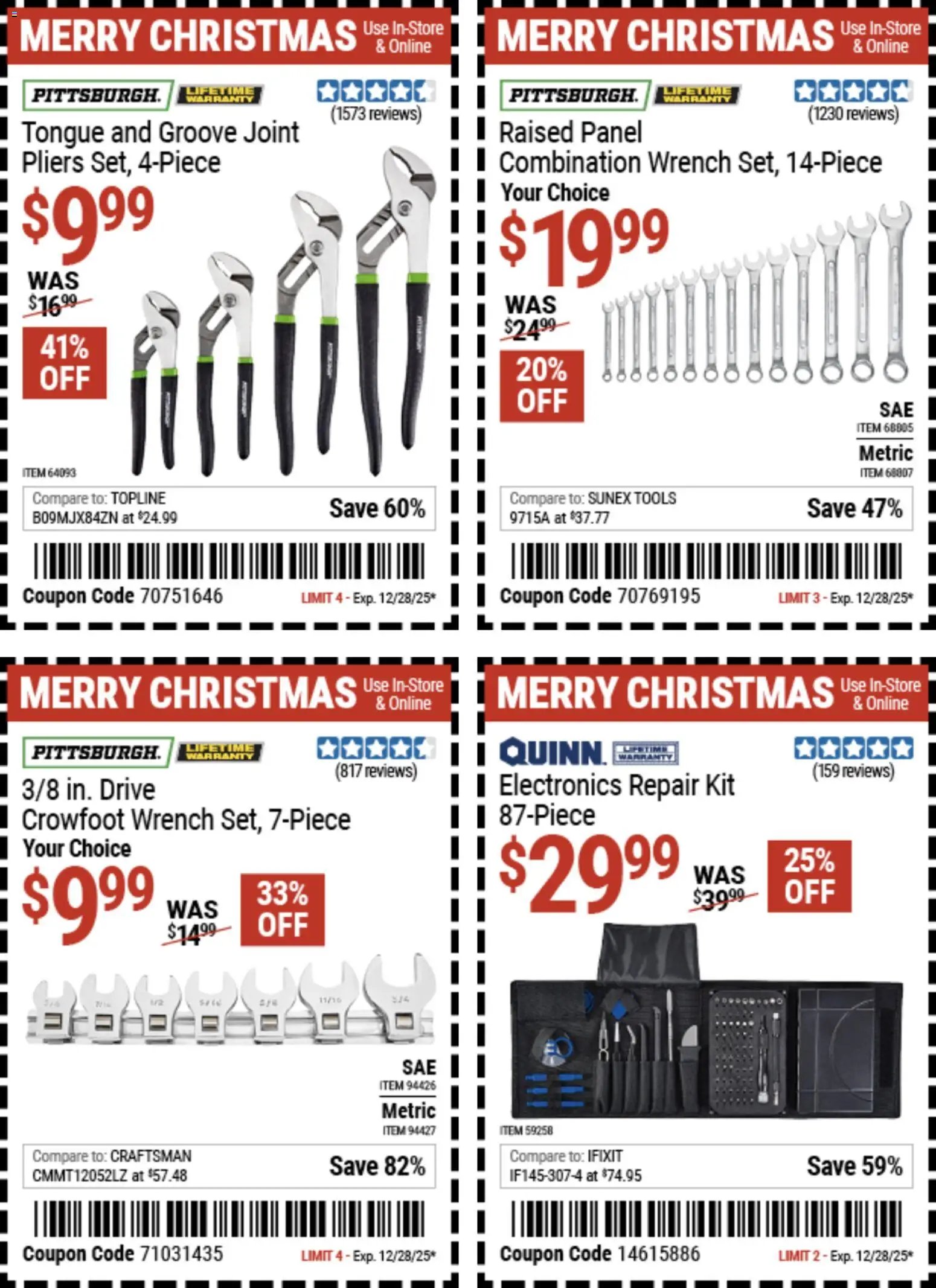 Harbor Freight Christmas Coupon Deals