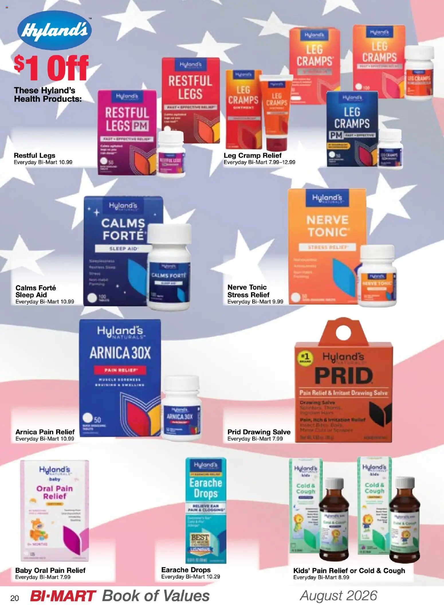 Bi-Mart August Health & Beauty Book of Values