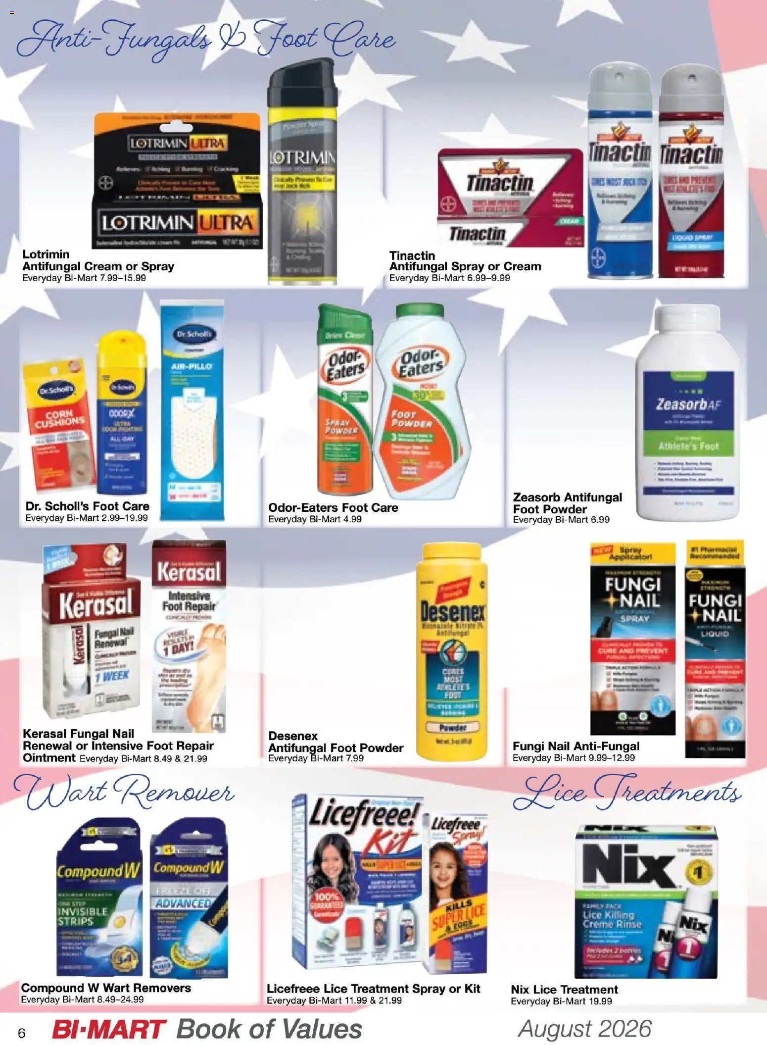 Bi-Mart August Health & Beauty Book of Values