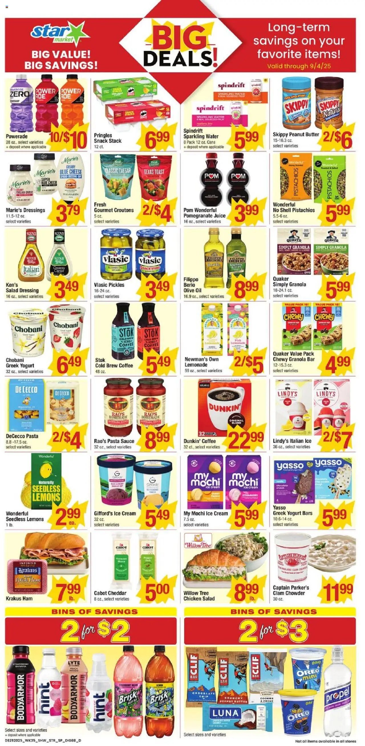 Star Market Additional Savings - MA (2025-08-29 - 2025-09-04) | 1