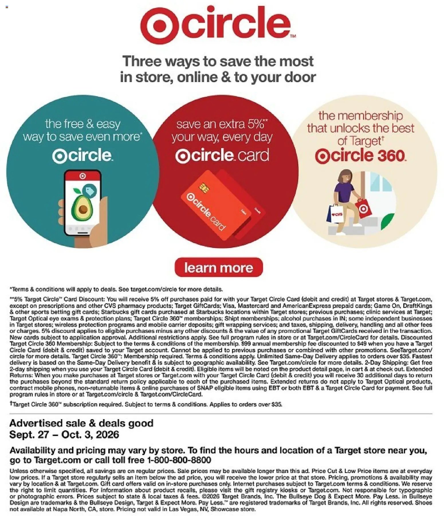 Target Weekly Ad