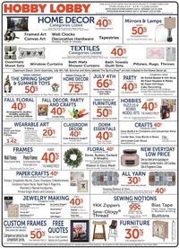 Hobby Lobby Weekly Ad