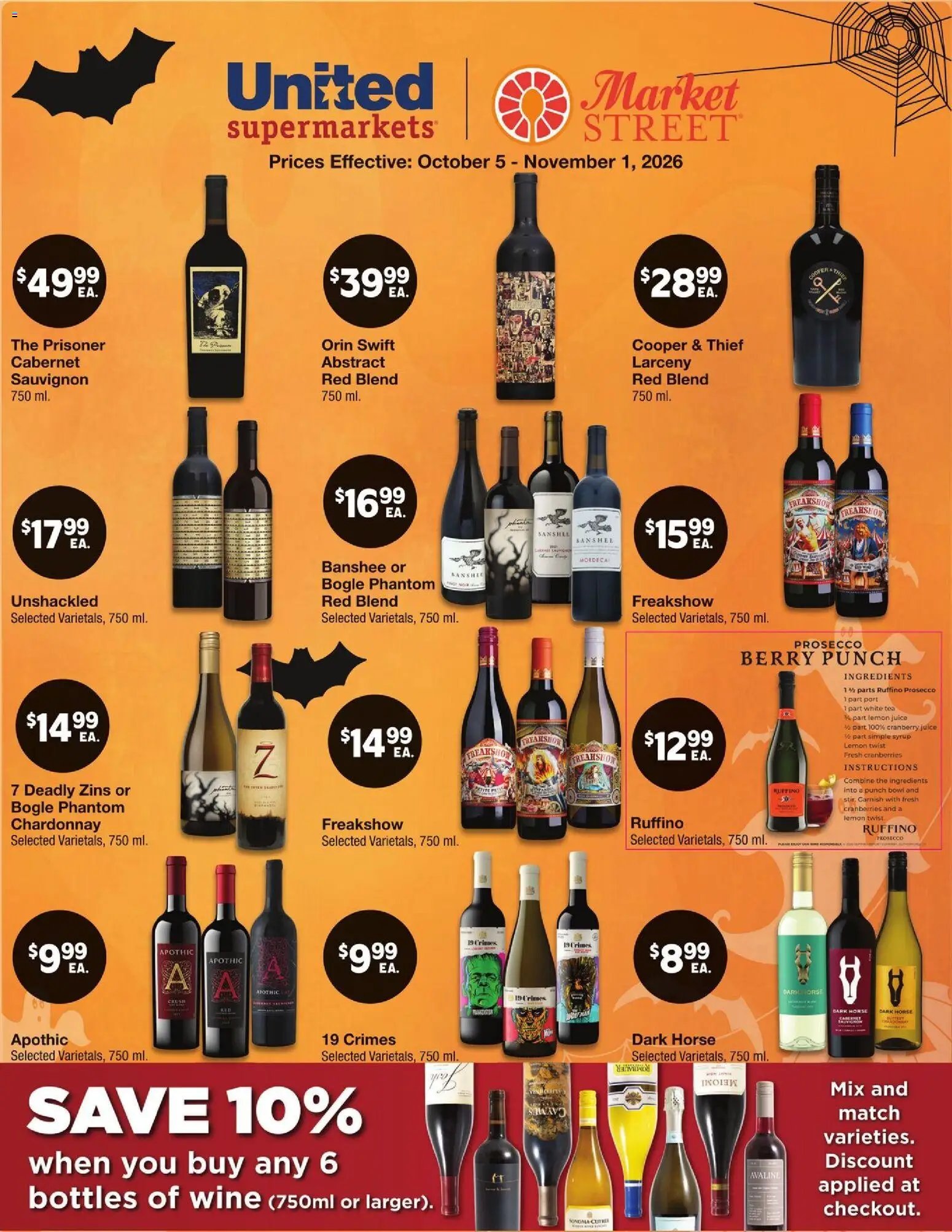 United Supermarkets Alcohol Flyer