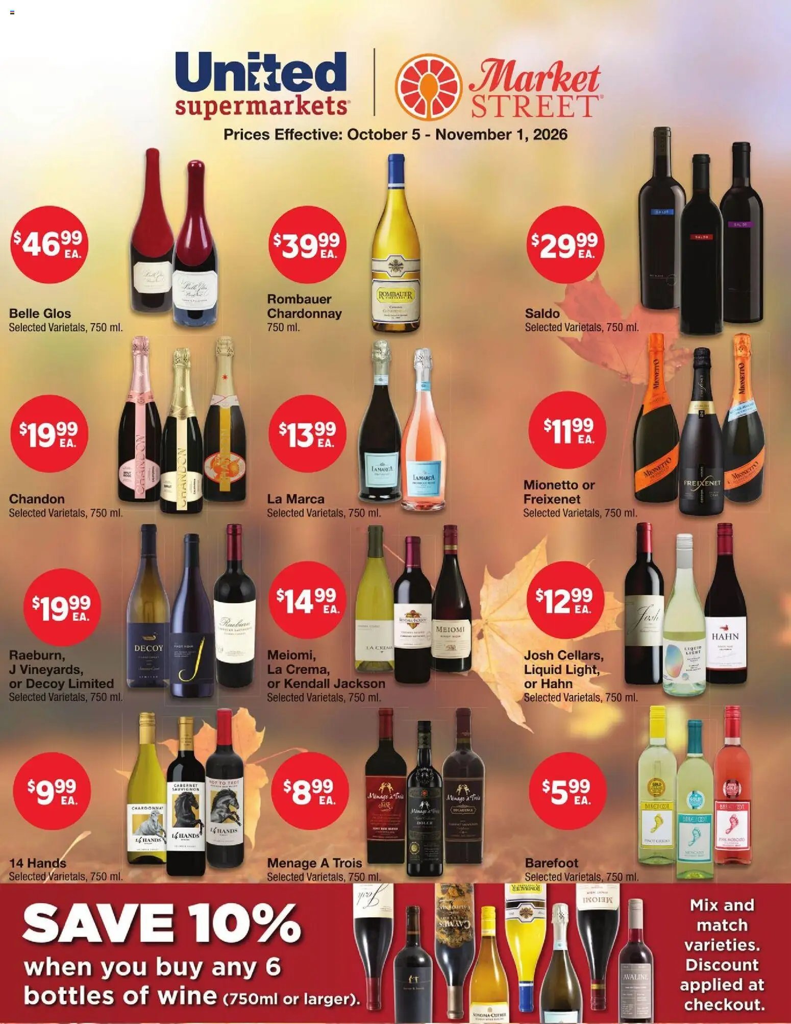 United Supermarkets Alcohol Flyer