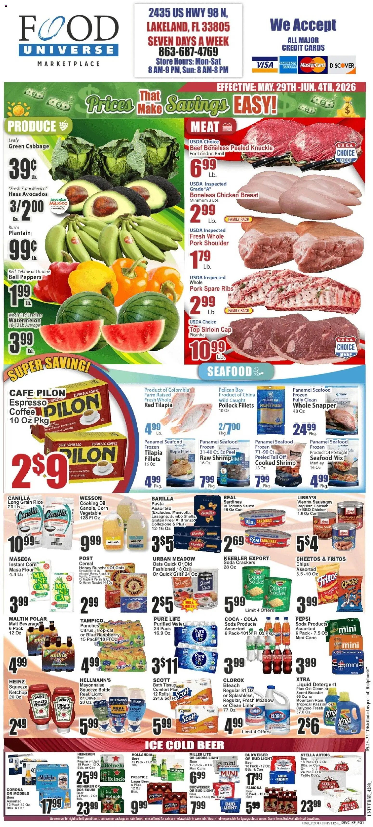 Food Universe Weekly Ad