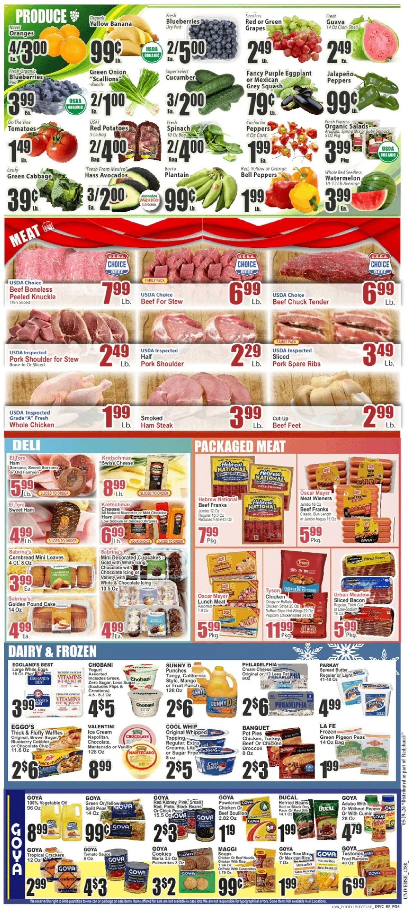 Food Universe Weekly Ad