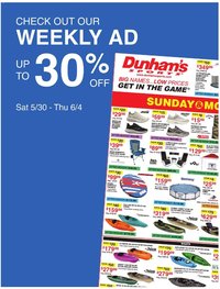 Dunham's Sports Weekly Ad
