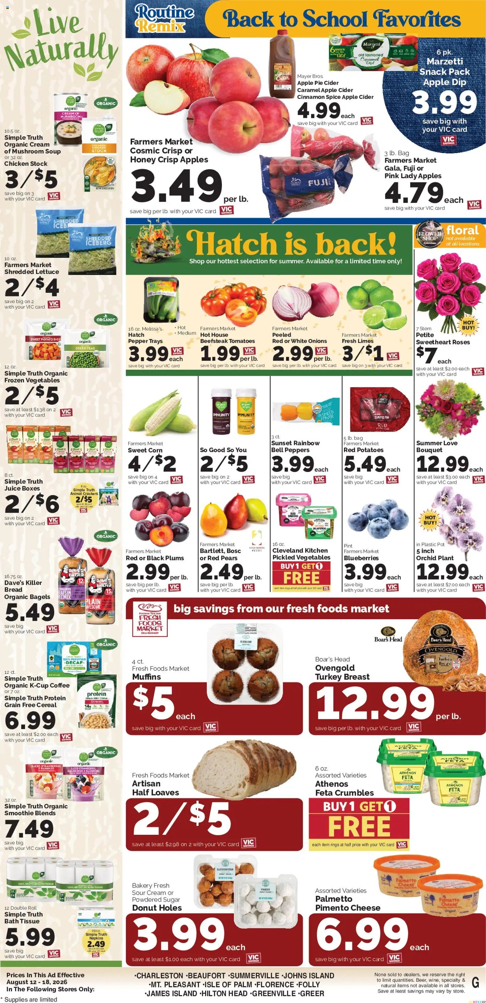 Harris Teeter Weekly Ad - SC