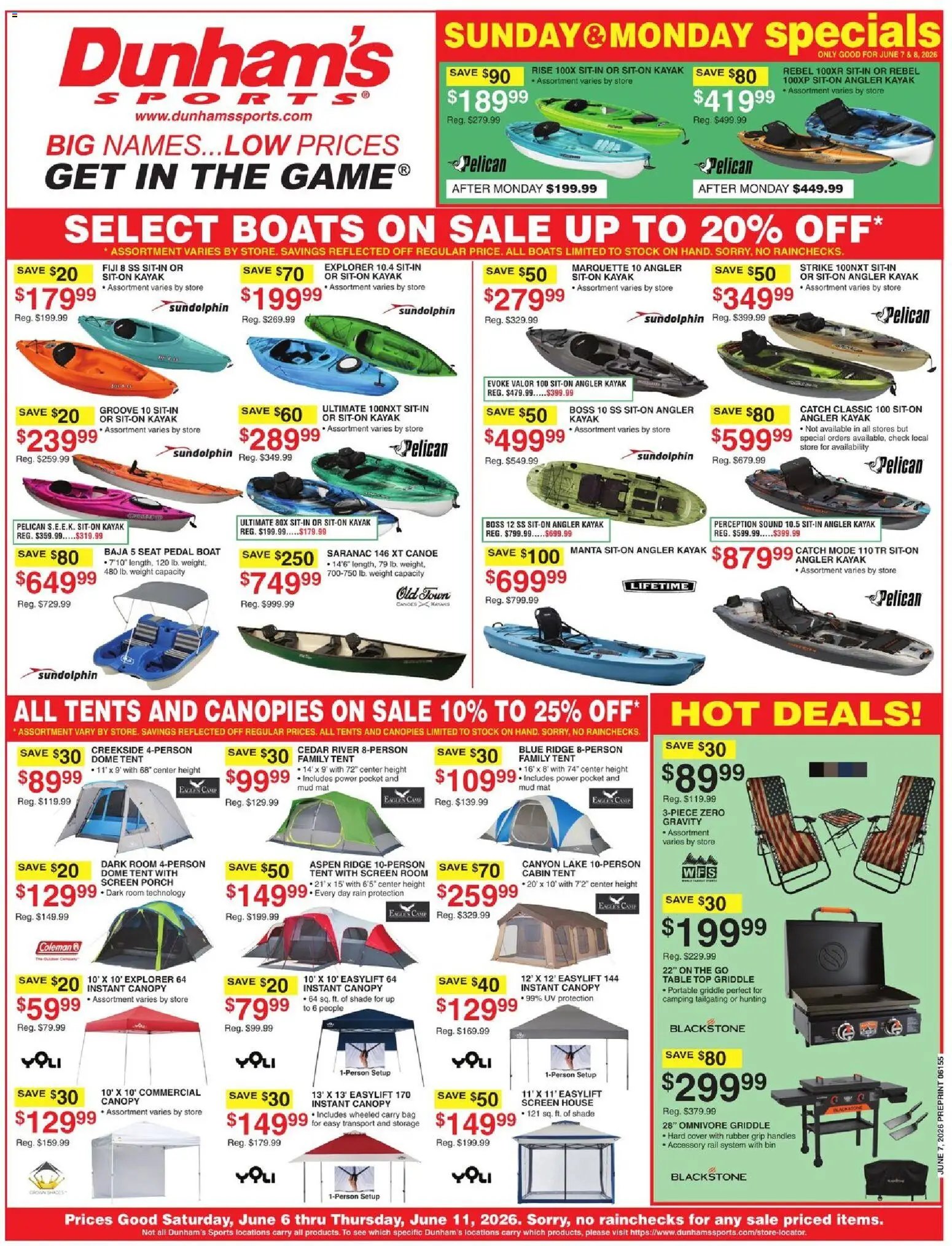 Dunham's Sports Weekly Ad