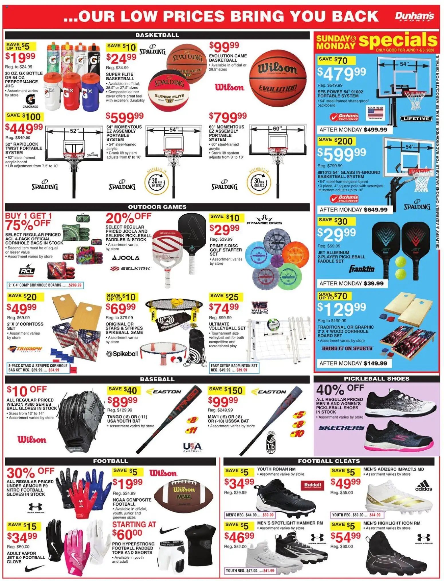 Dunham's Sports Weekly Ad