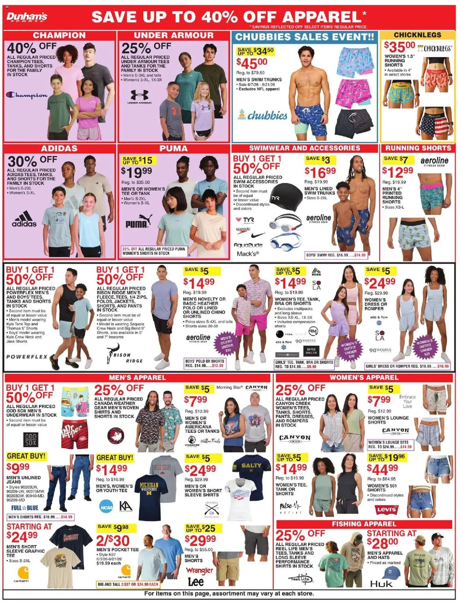 Dunham's Sports Weekly Ad