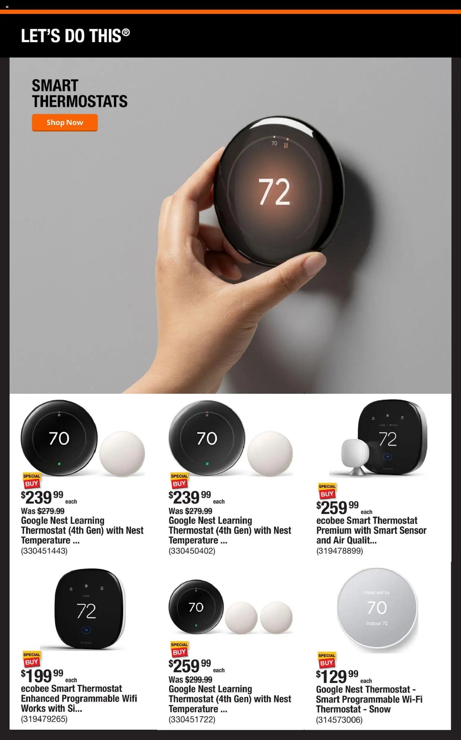 Home Depot Shop Pro Ad