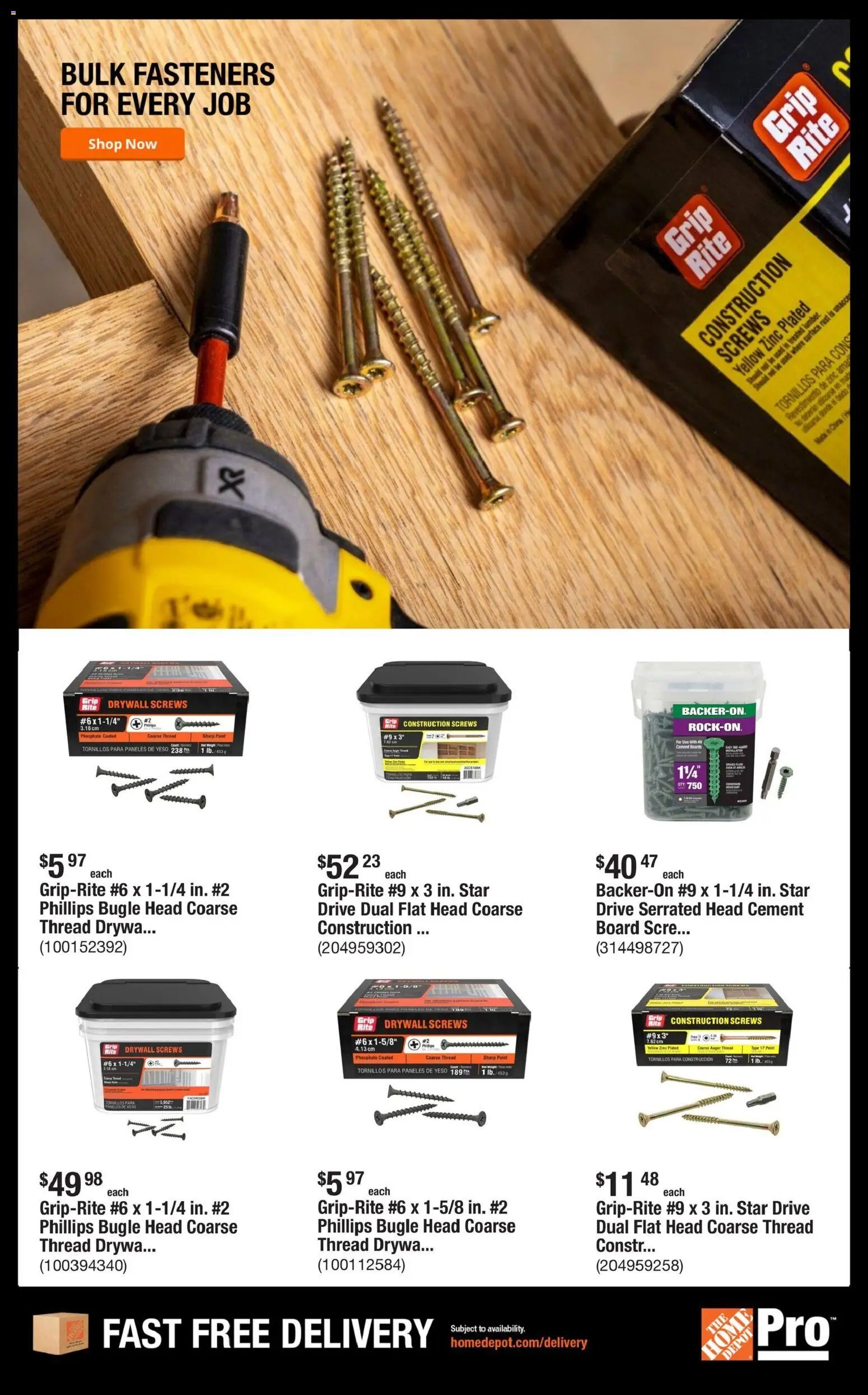 Home Depot Shop Pro Ad