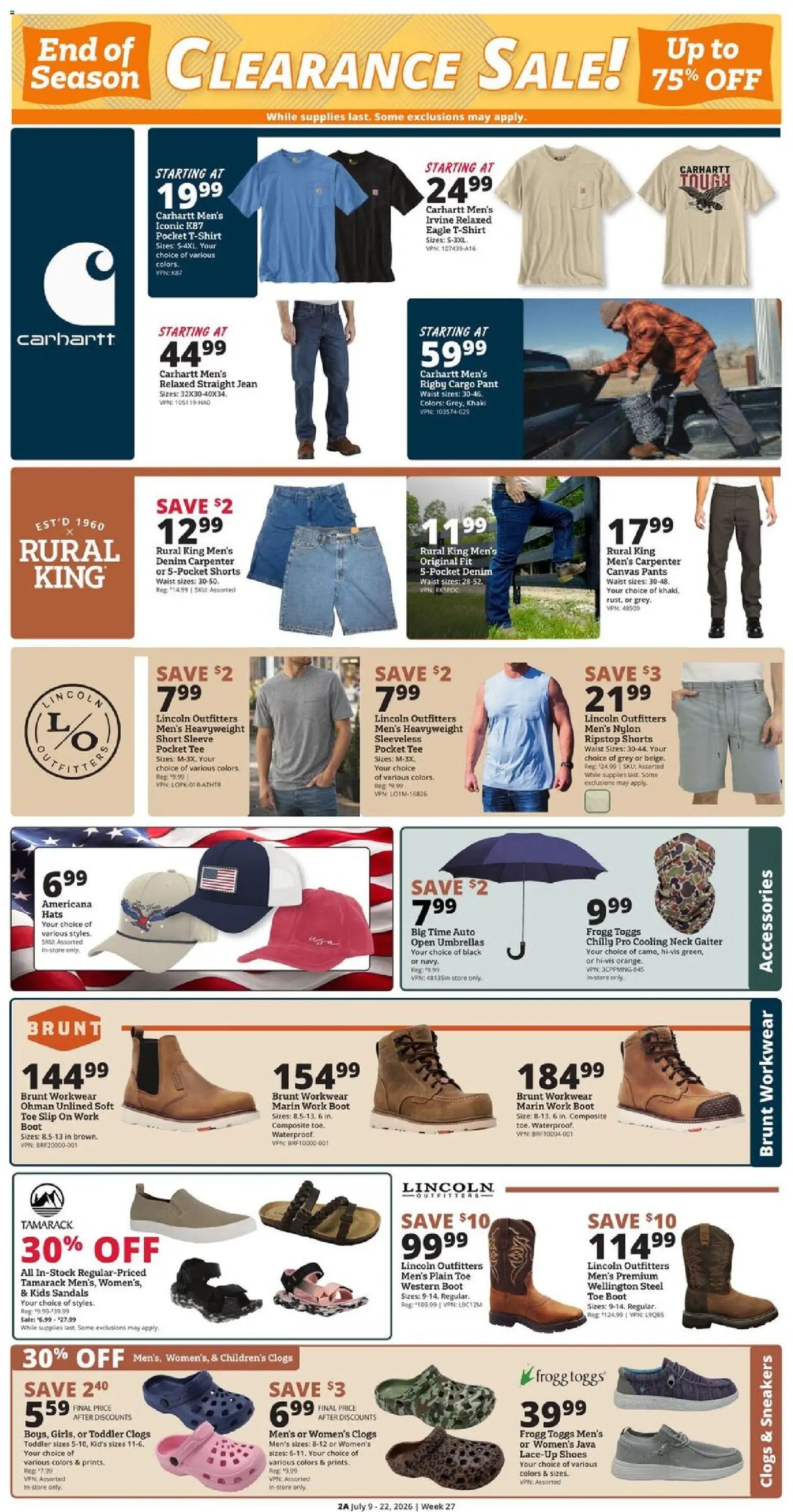 Rural King Weekly Ad