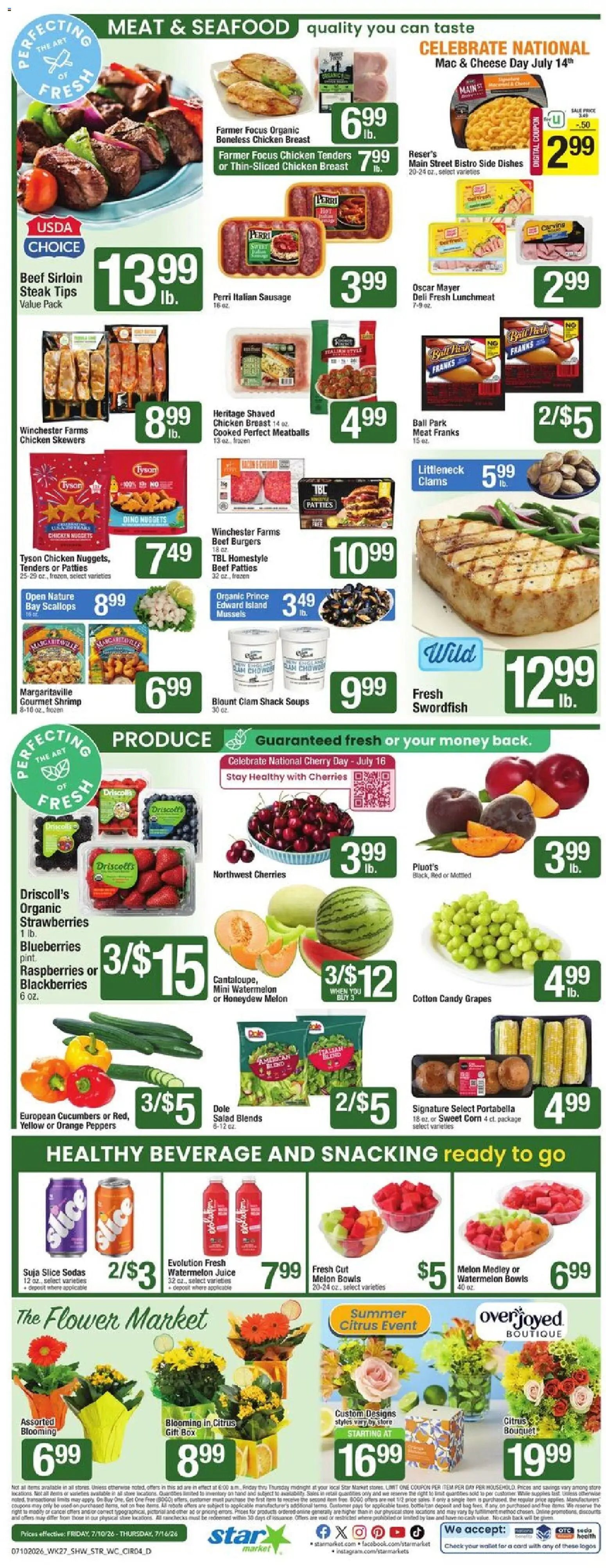 Star Market Weekly Ad