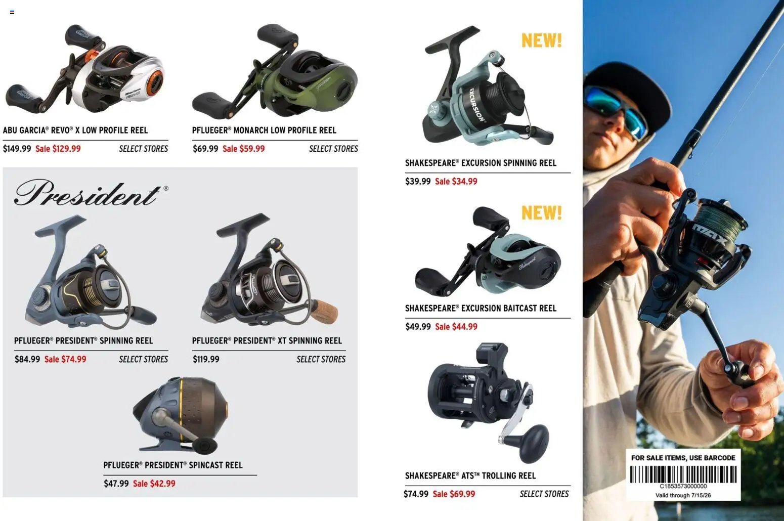 Dunham's Sports Pure Fishing Guide