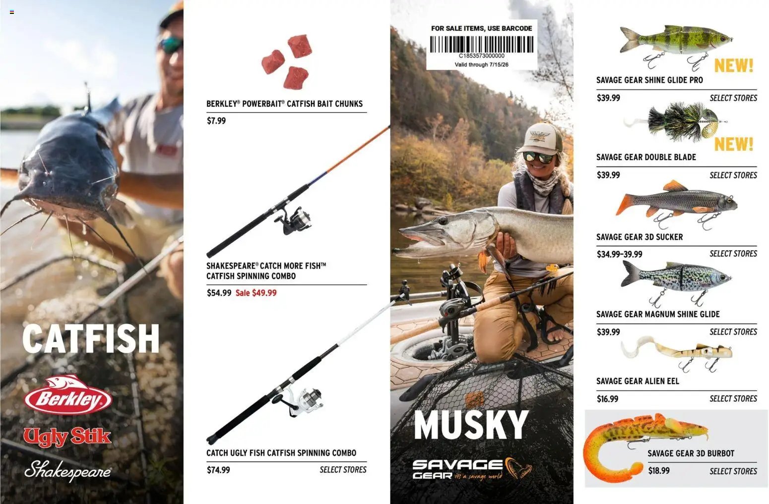 Dunham's Sports Pure Fishing Guide