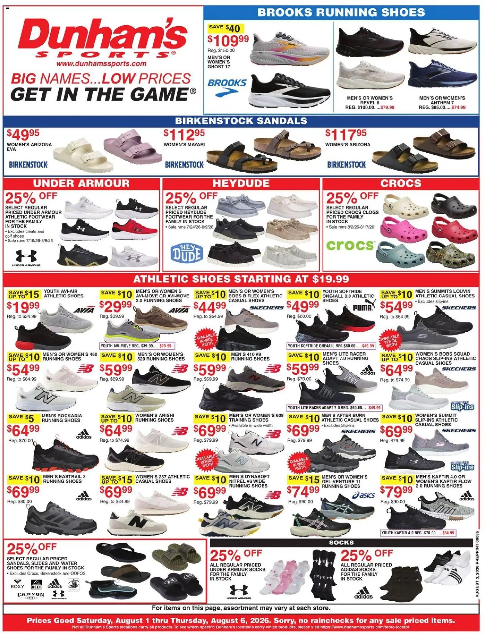 Dunham's Sports Weekly Ad