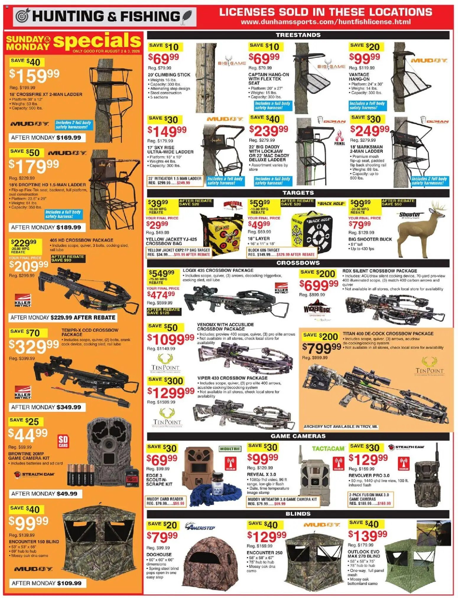 Dunham's Sports Weekly Ad