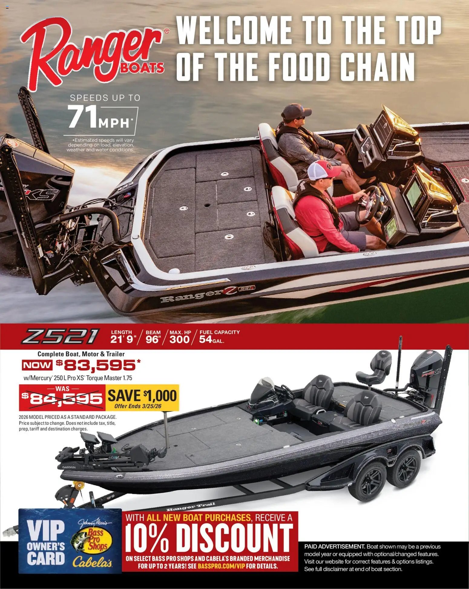 Cabela's Spring Fishing Master 26