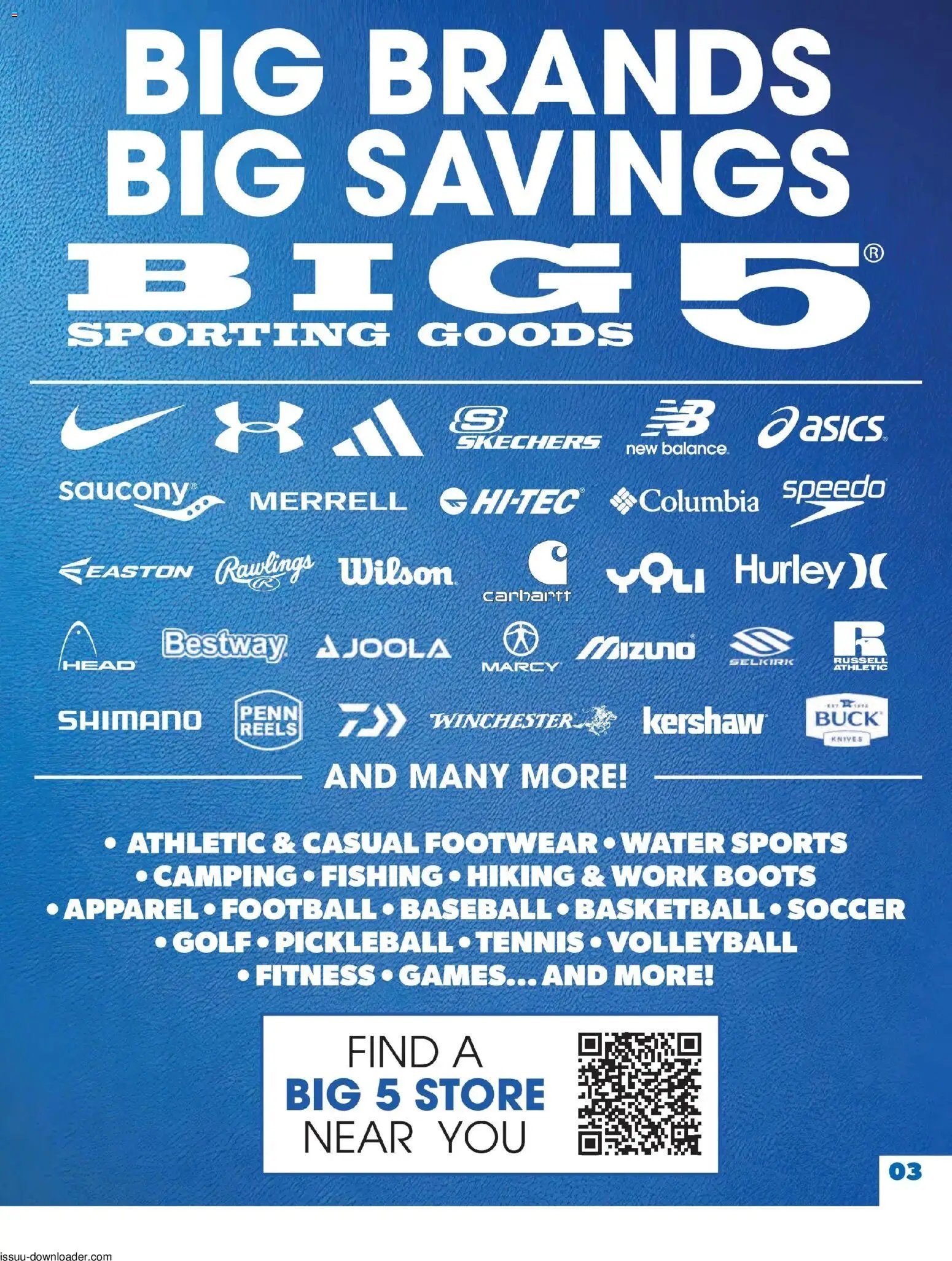 Big 5 Sporting Goods Summer Catalog