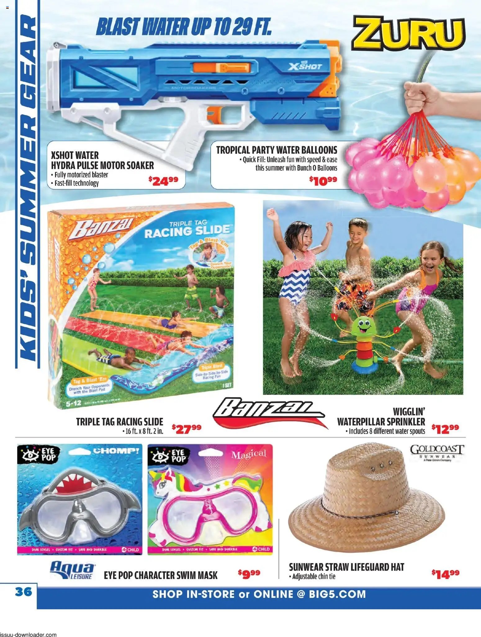 Big 5 Sporting Goods Summer Catalog