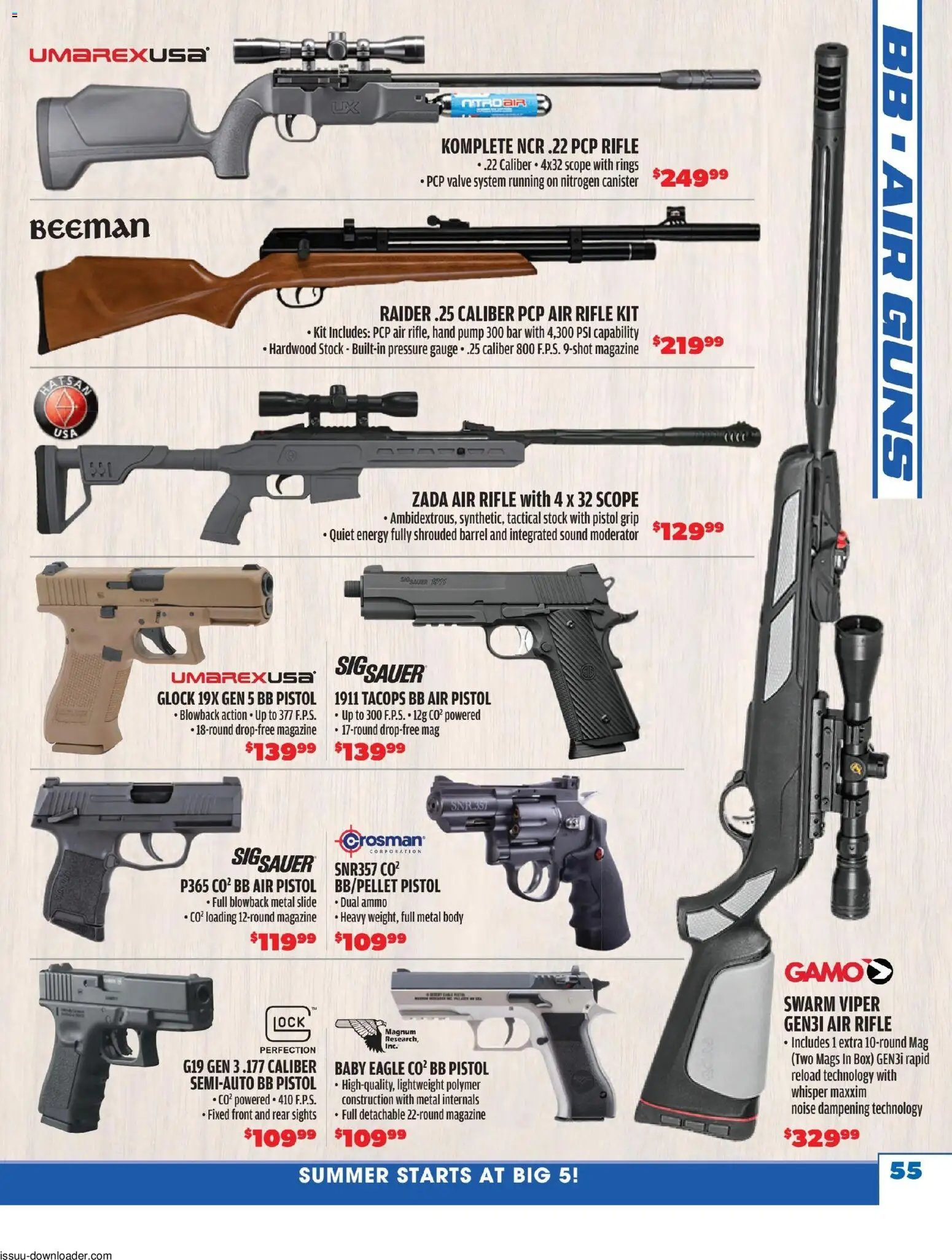 Big 5 Sporting Goods Summer Catalog