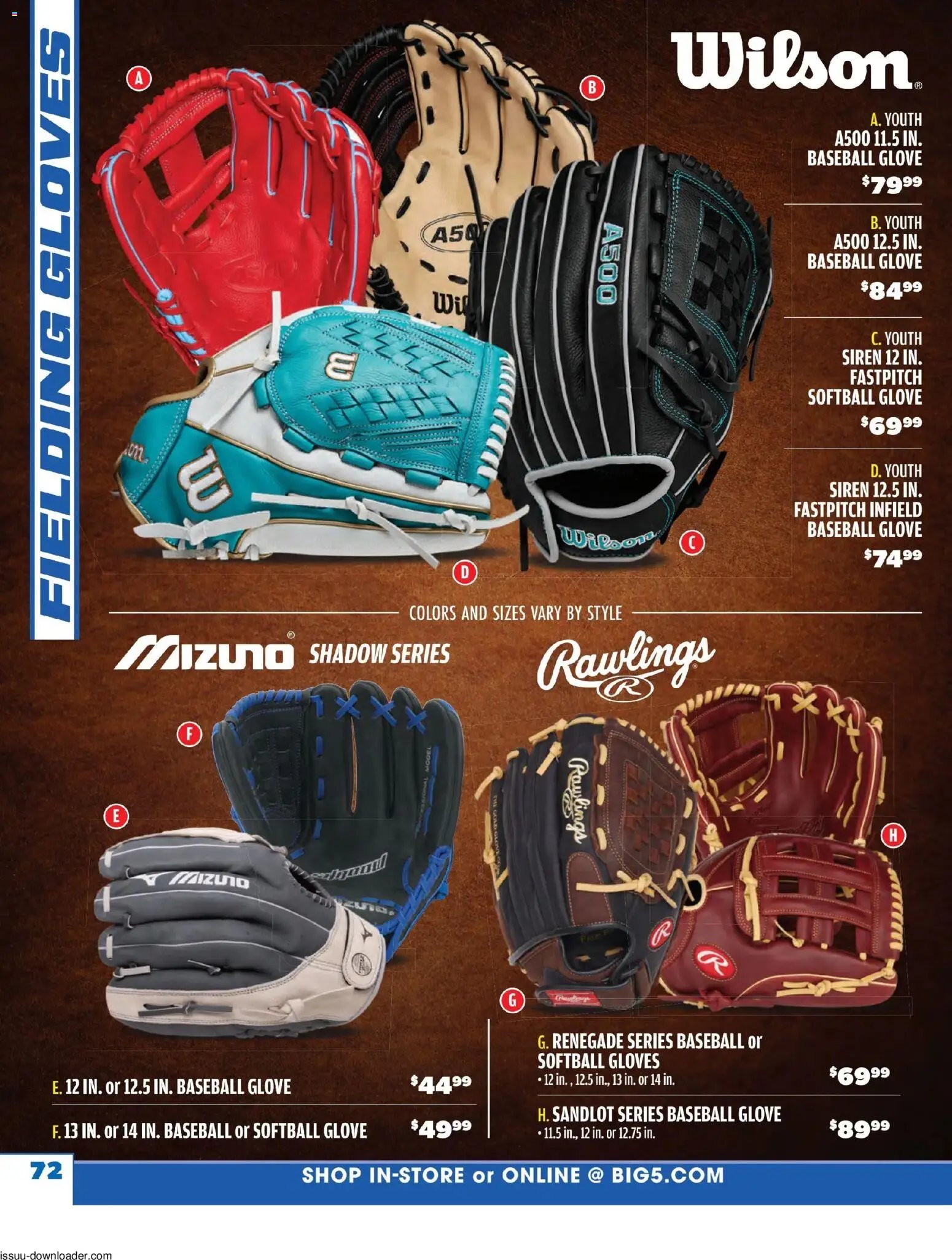 Big 5 Sporting Goods Summer Catalog