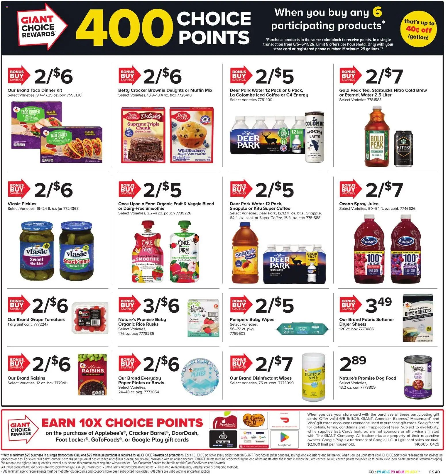 Giant Weekly Ad