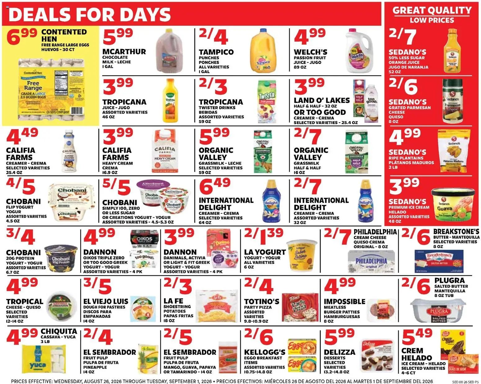 Sedano's Weekly Ad