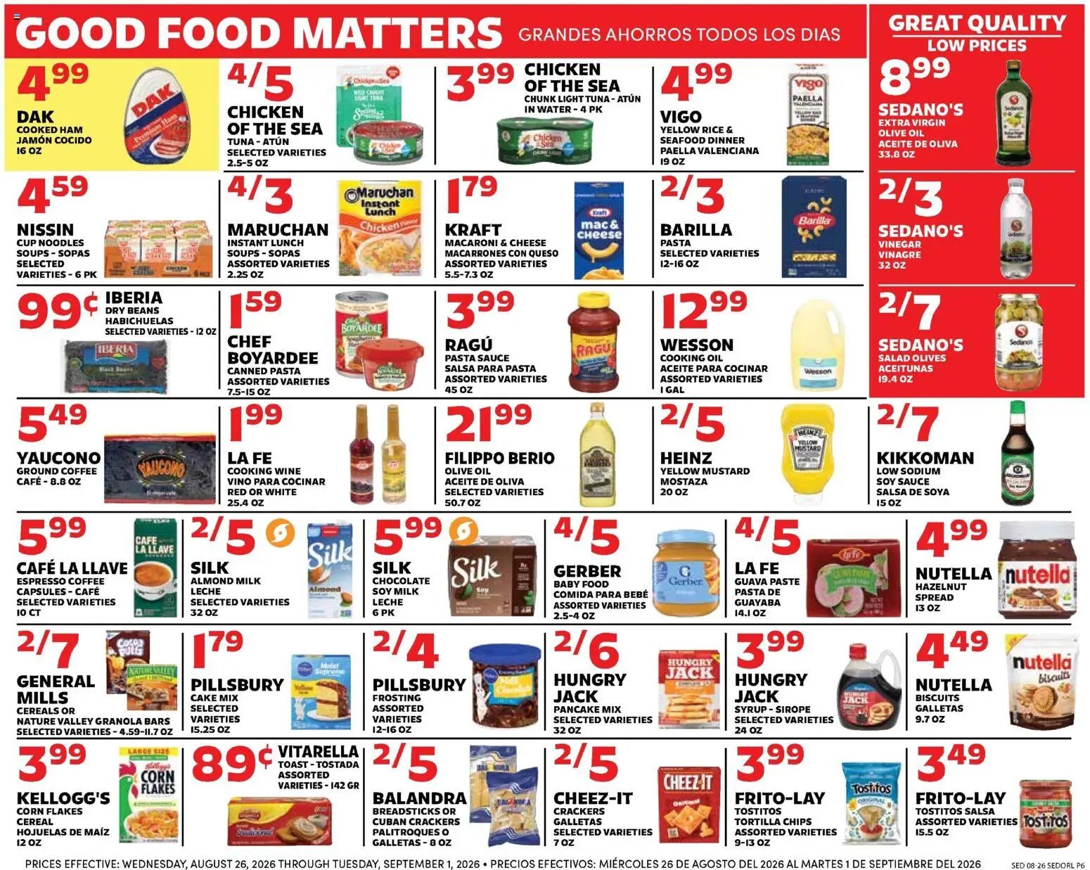 Sedano's Weekly Ad