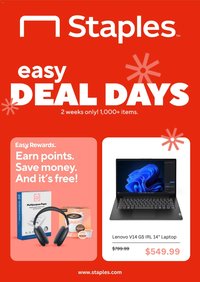Staples Weekly Ad