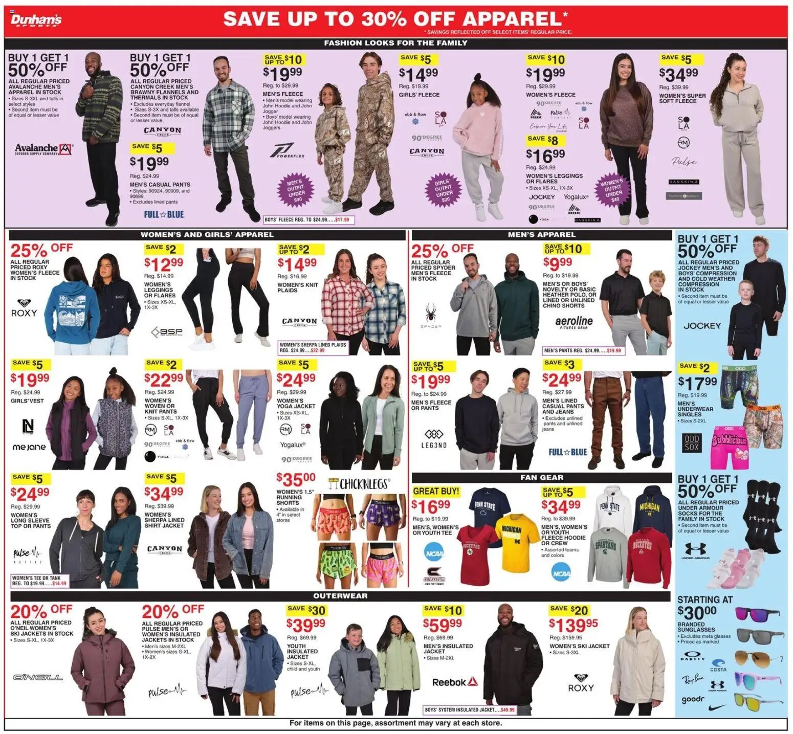 Dunham's Sports Weekly Ad