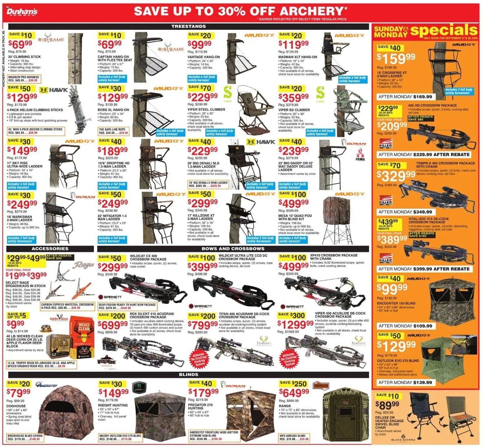 Dunham's Sports Weekly Ad