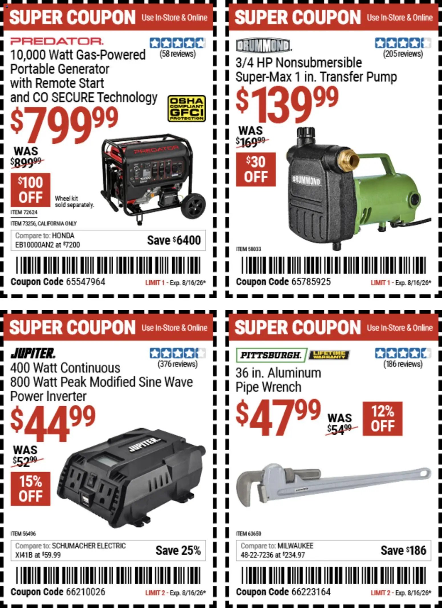 Harbor Freight Weekly Ad
